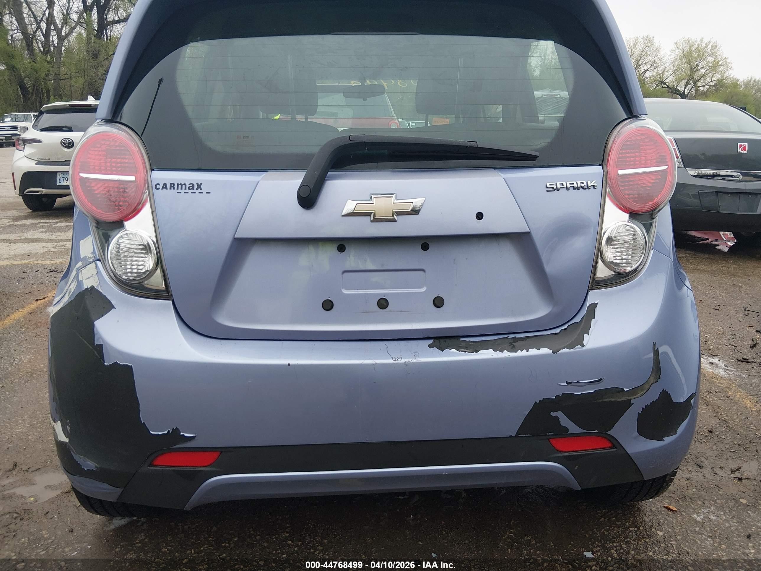 2015 Chevrolet Spark Ls Cvt Light Blue vin: KL8CB6S95FC752881