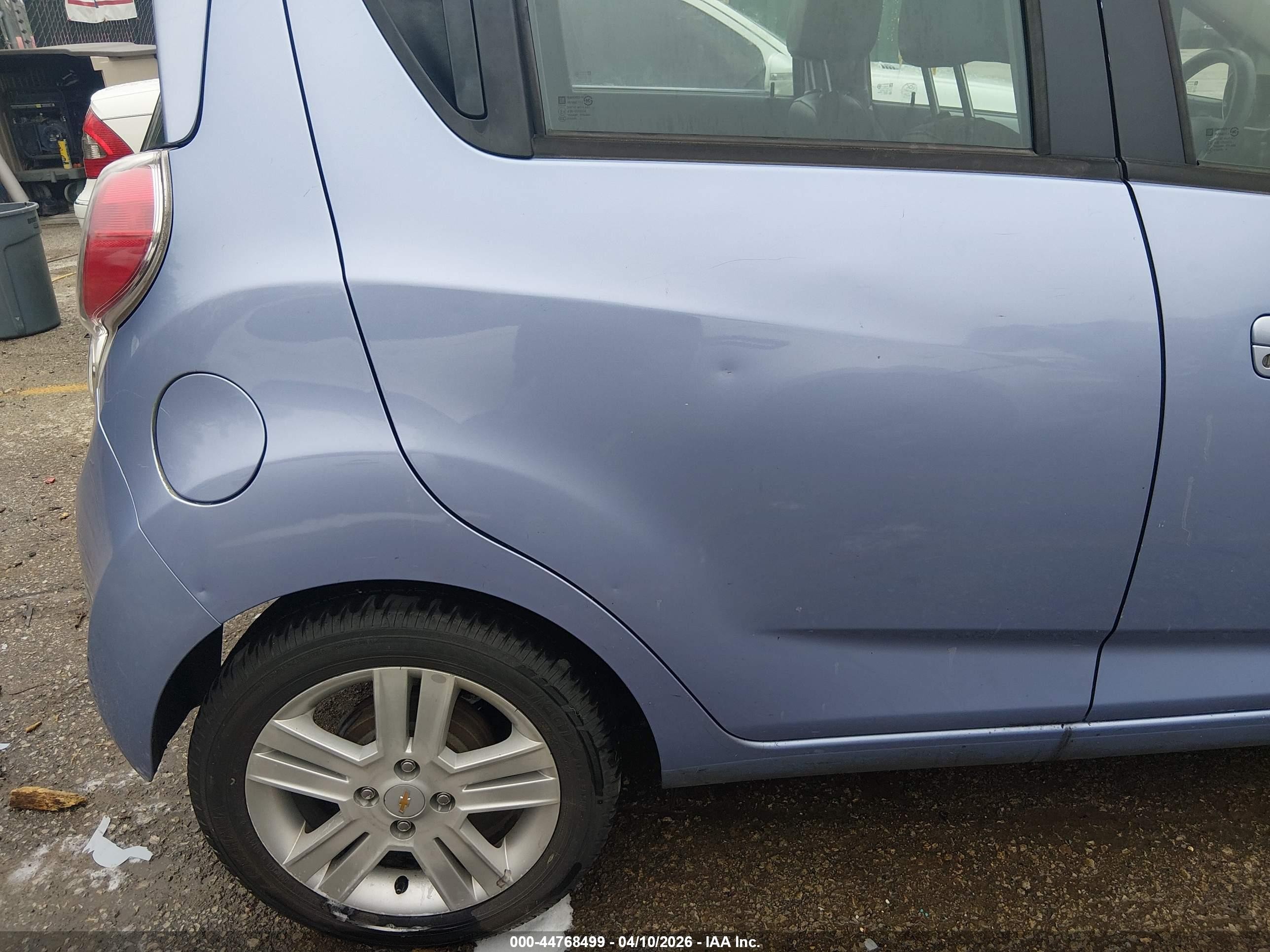 2015 Chevrolet Spark Ls Cvt Light Blue vin: KL8CB6S95FC752881