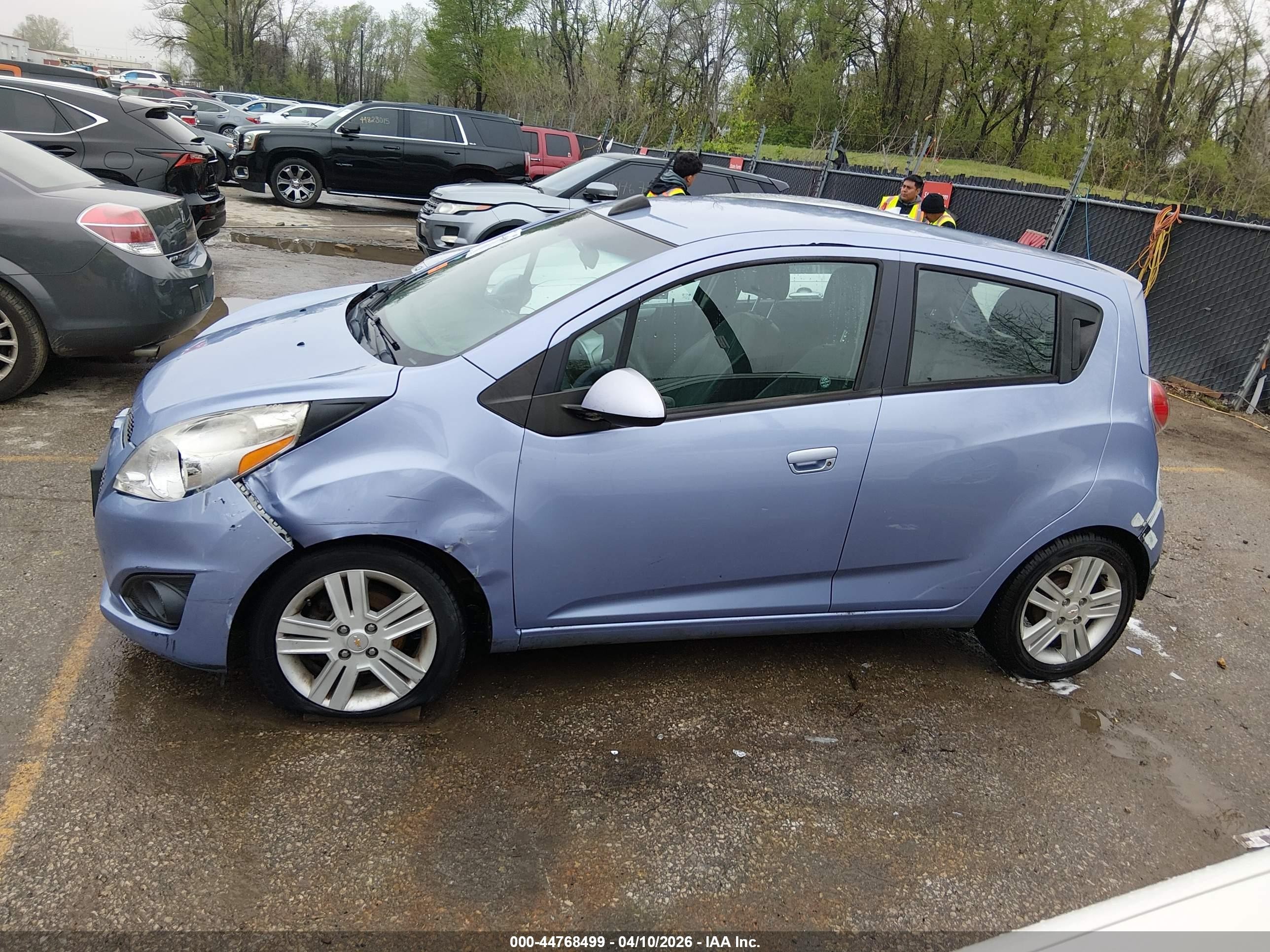 2015 Chevrolet Spark Ls Cvt Light Blue vin: KL8CB6S95FC752881