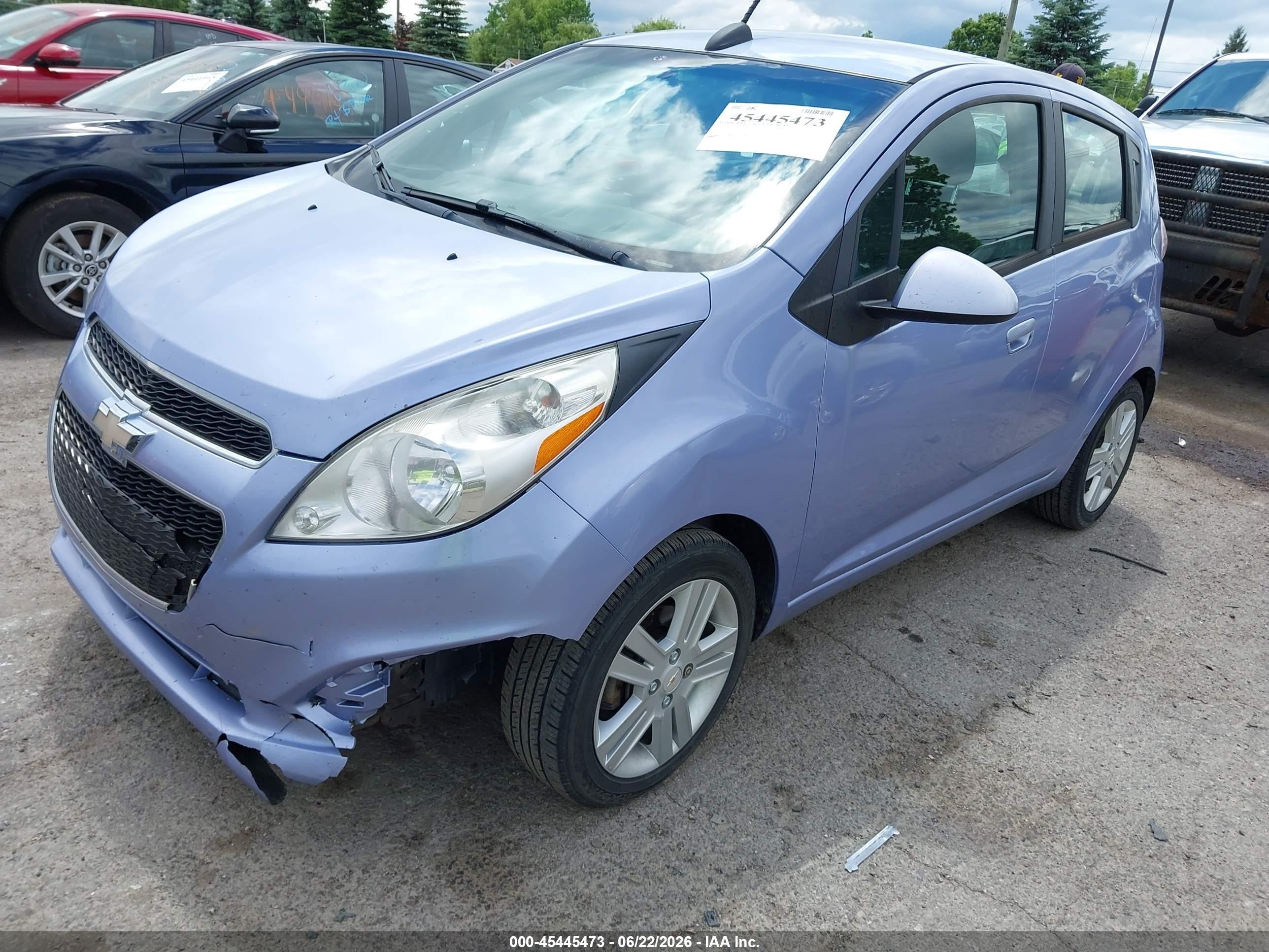 2015 Chevrolet Spark Ls Cvt Purple vin: KL8CB6S95FC753433