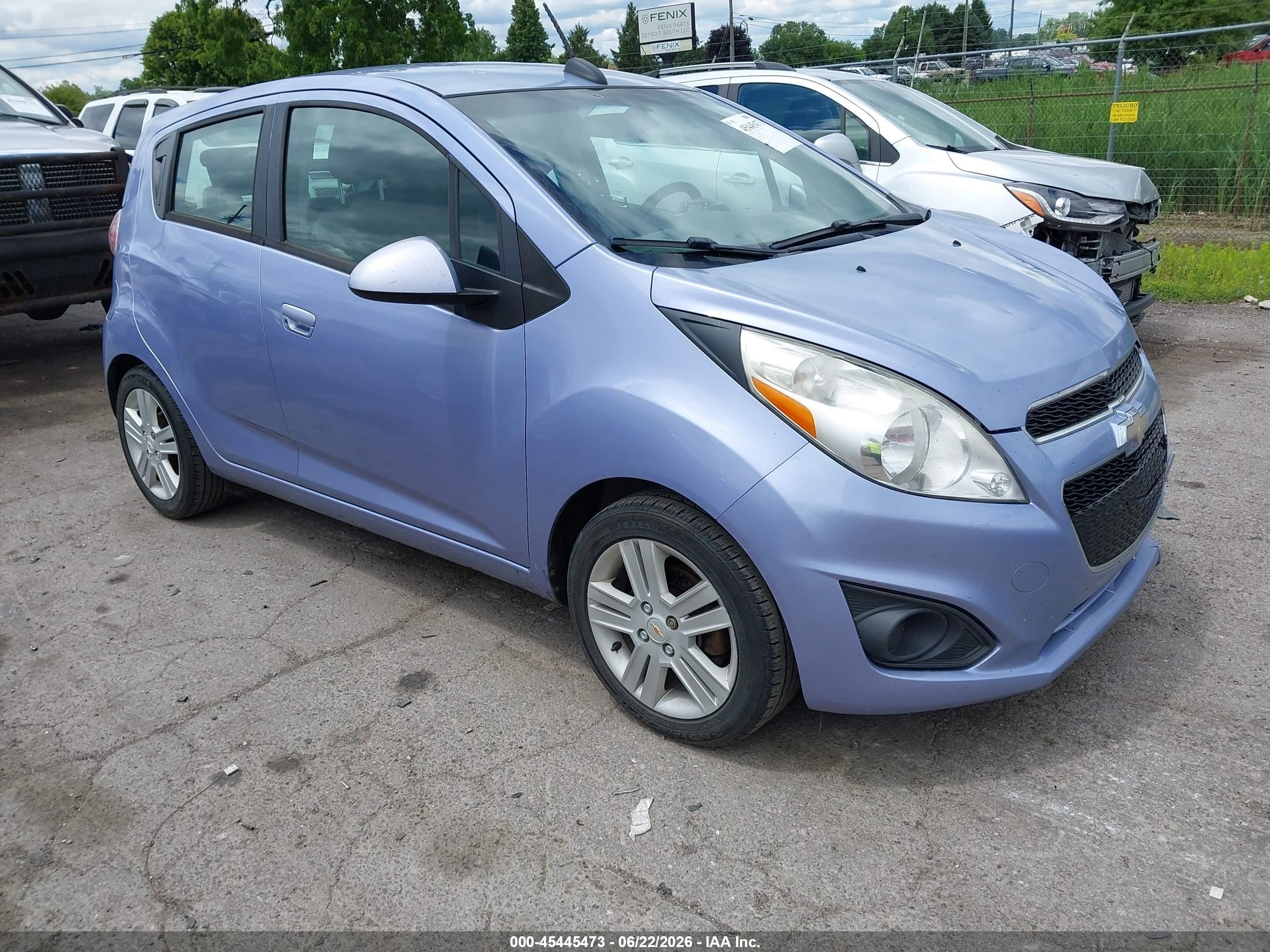 2015 Chevrolet Spark Ls Cvt Purple vin: KL8CB6S95FC753433