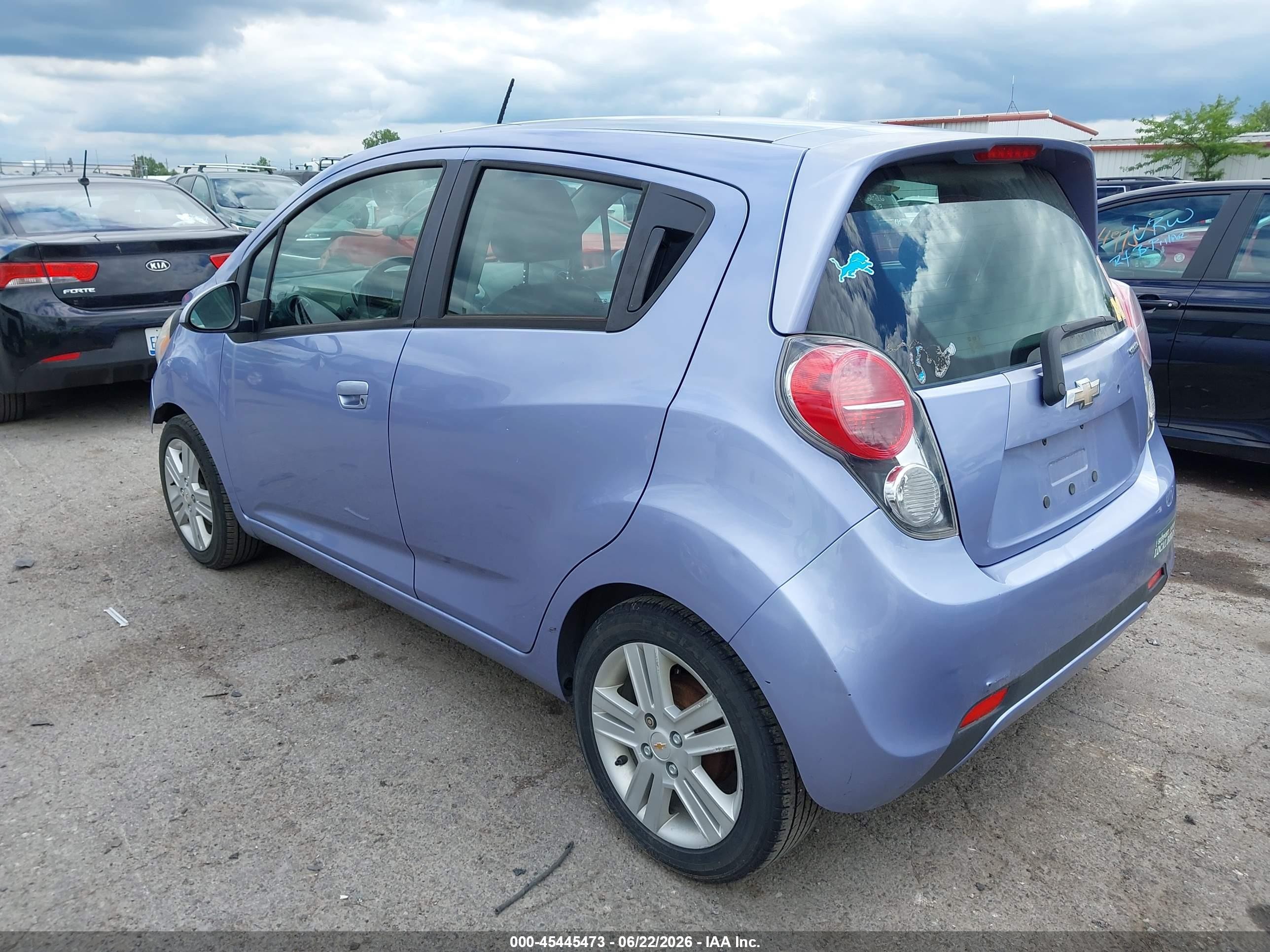 2015 Chevrolet Spark Ls Cvt Purple vin: KL8CB6S95FC753433
