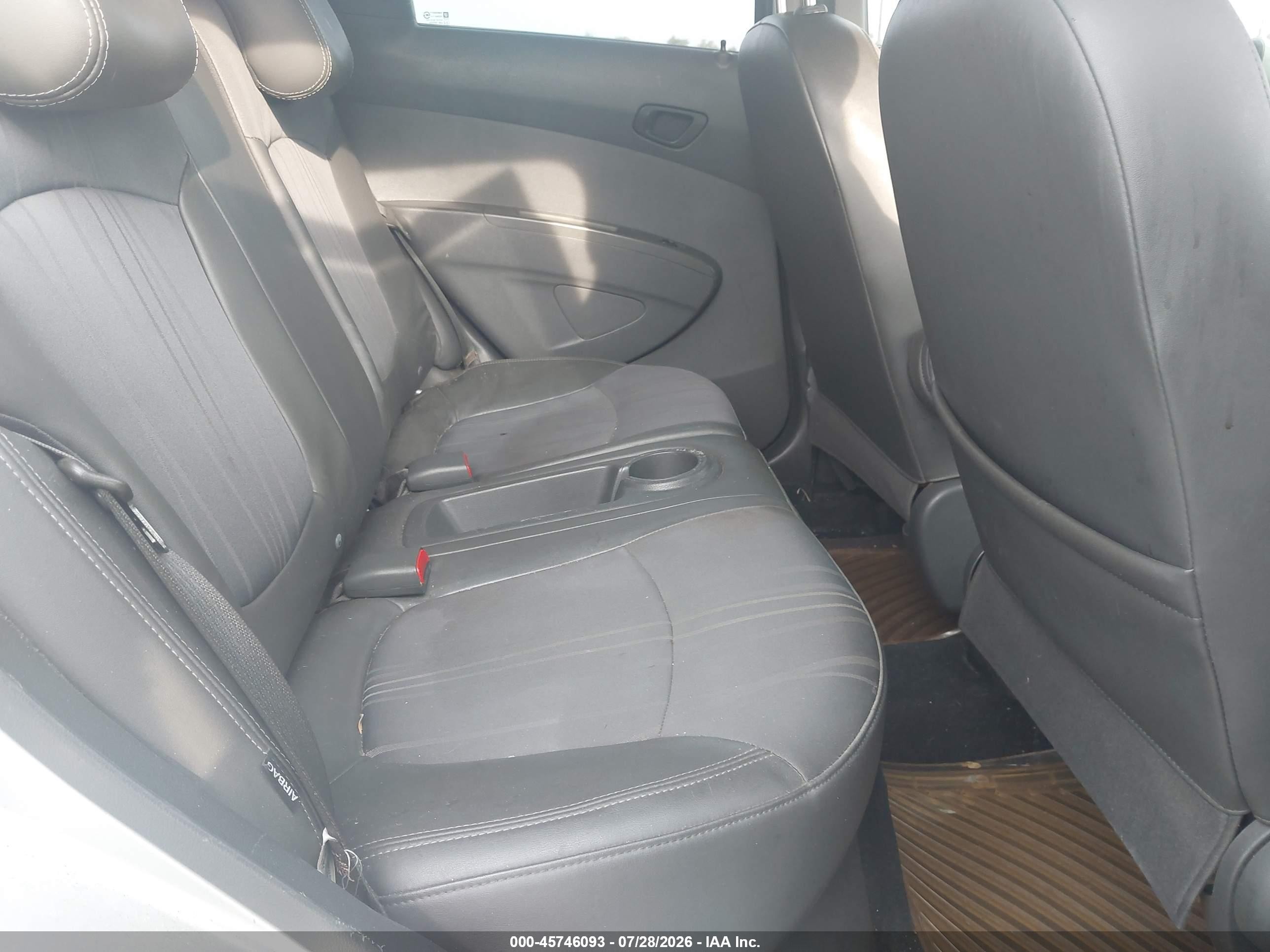 2013 Chevrolet Spark Ls Auto Silver vin: KL8CB6S96DC505558