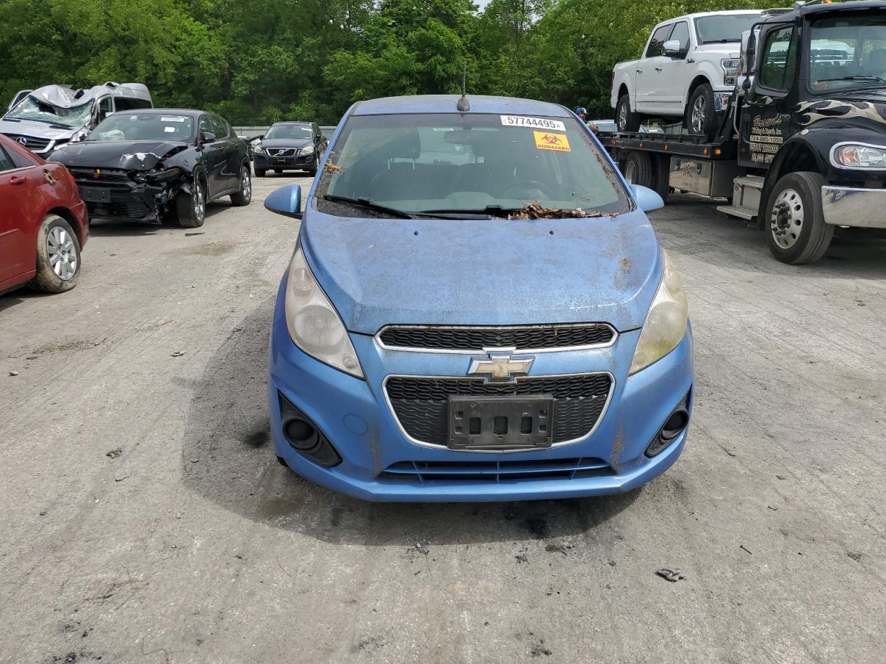 2013 Chevrolet Spark Blue vin: KL8CB6S96DC516723