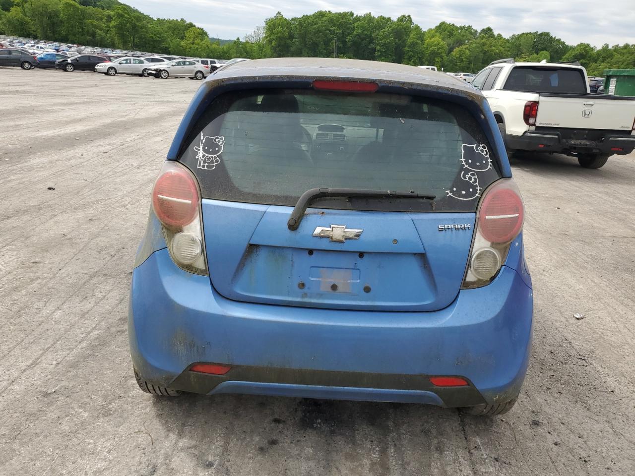 2013 Chevrolet Spark Blue vin: KL8CB6S96DC516723