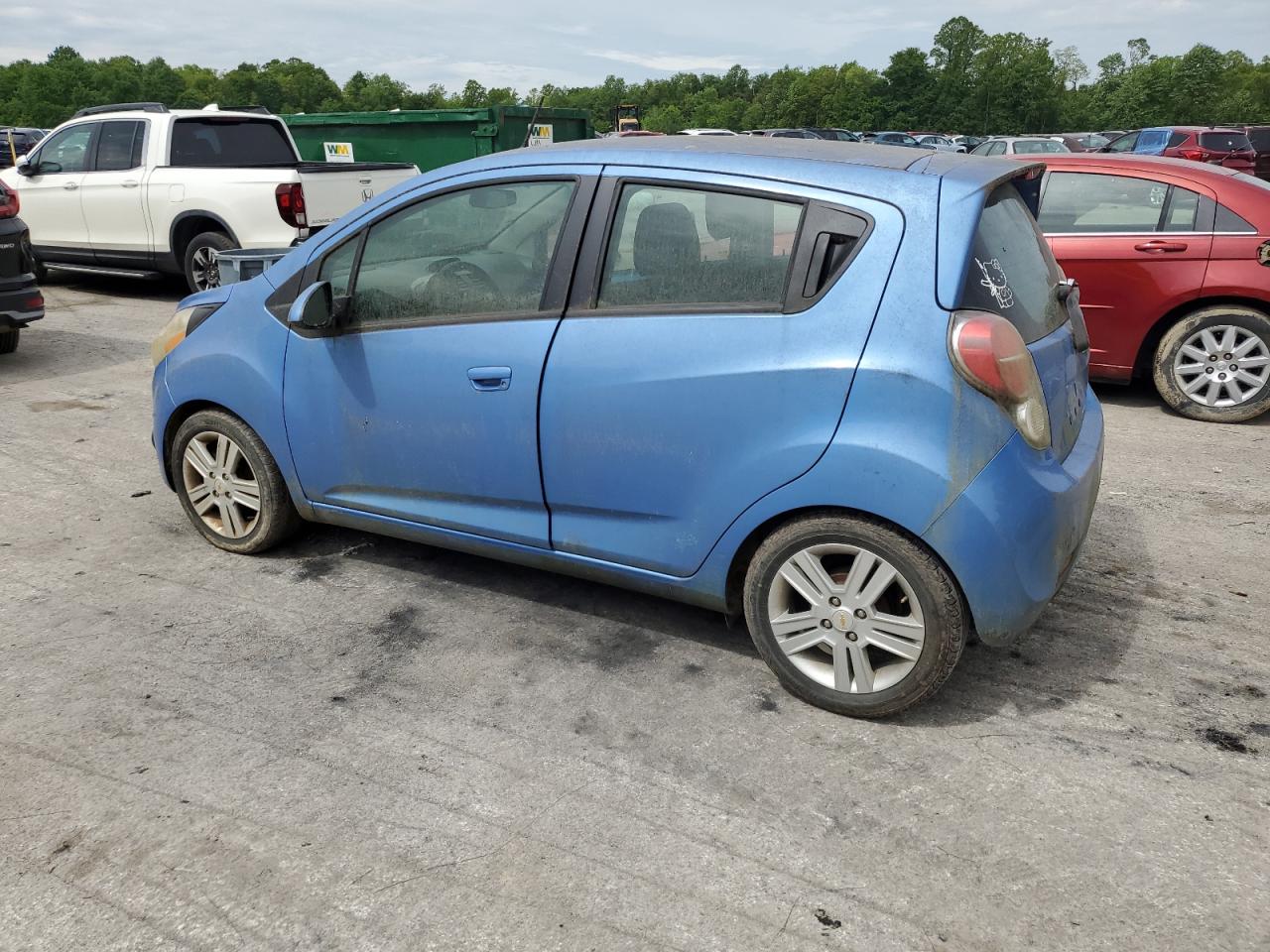 2013 Chevrolet Spark Blue vin: KL8CB6S96DC516723