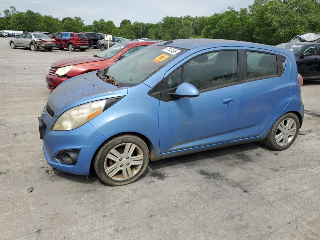 2013 Chevrolet Spark Blue vin: KL8CB6S96DC516723