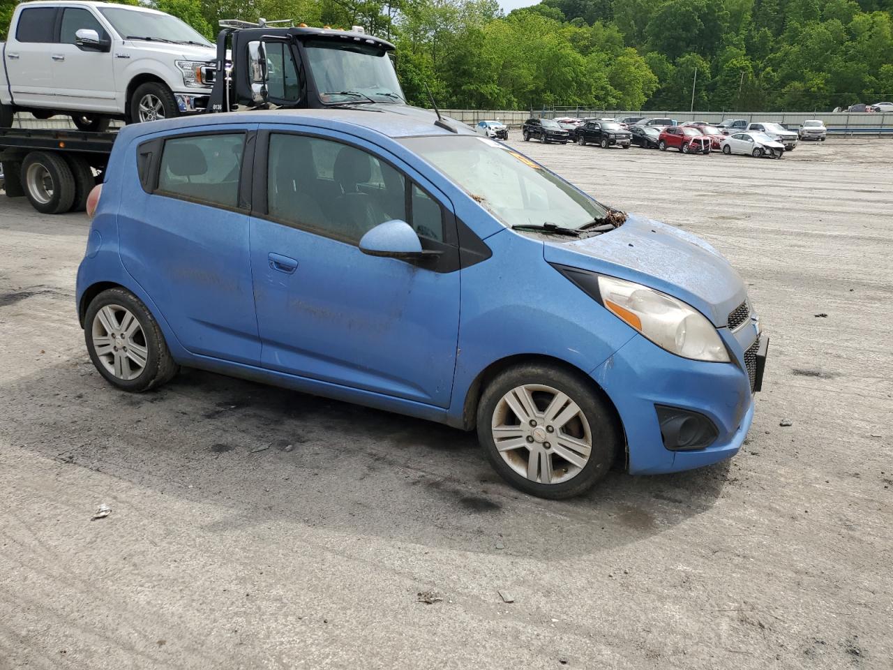 2013 Chevrolet Spark Blue vin: KL8CB6S96DC516723