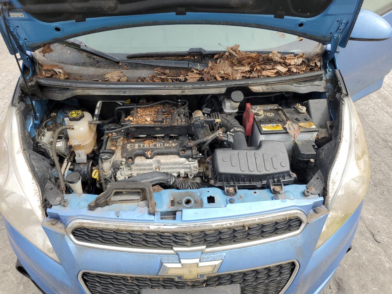 2013 Chevrolet Spark Blue vin: KL8CB6S96DC516723