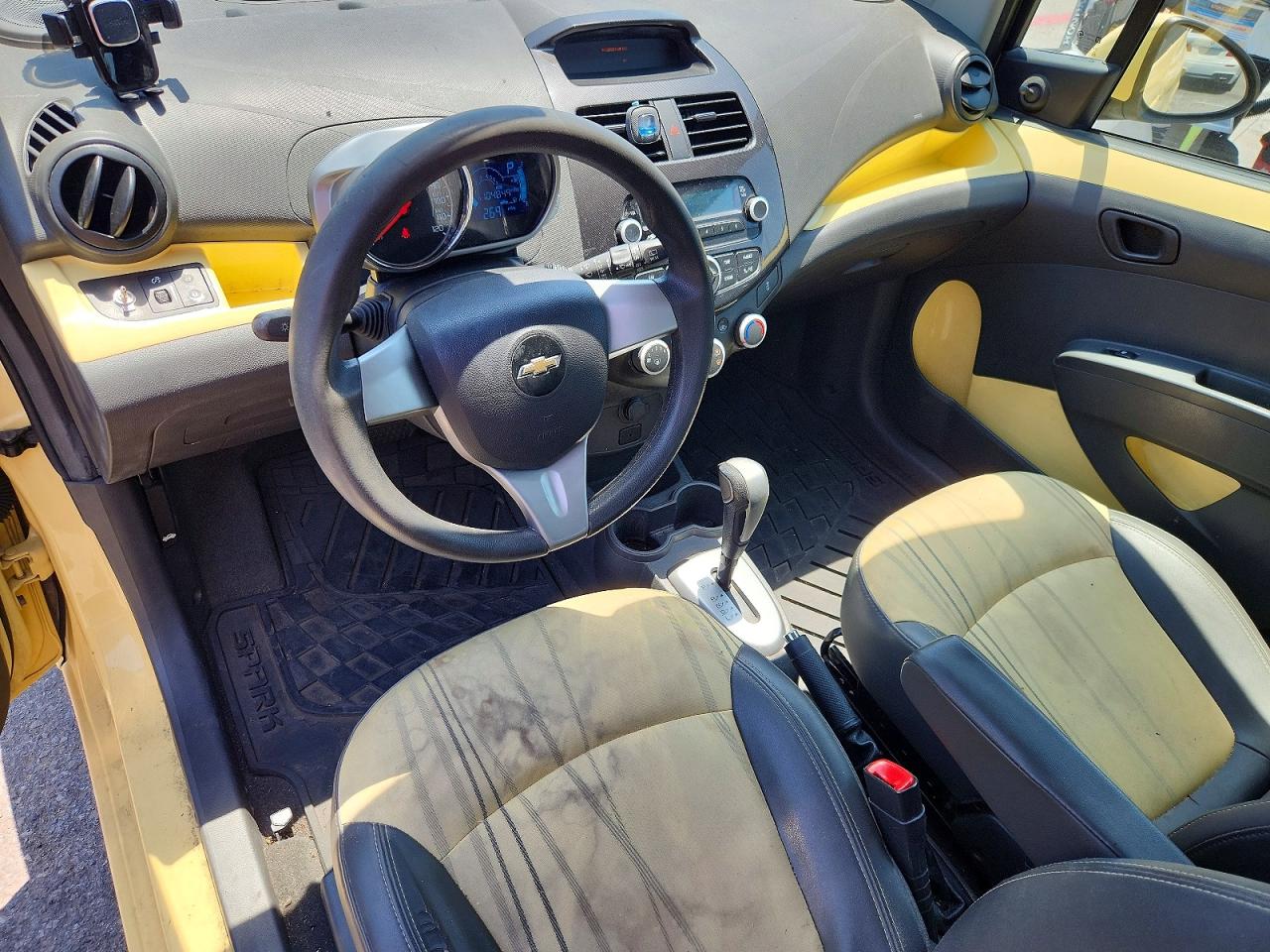 2014 Chevrolet Spark Ls Yellow vin: KL8CB6S96EC407213
