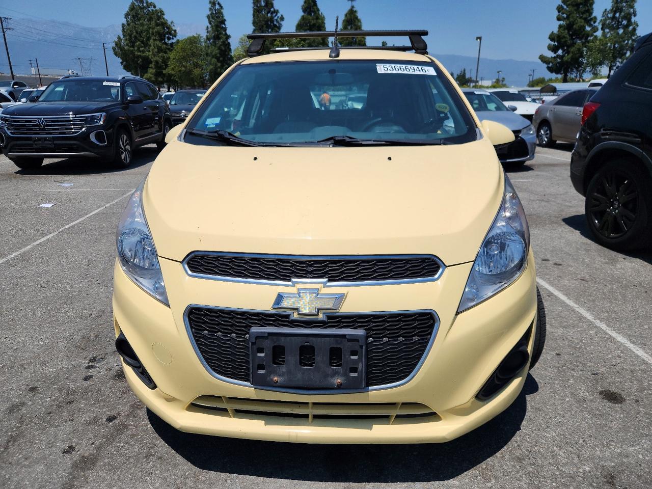2014 Chevrolet Spark Ls Yellow vin: KL8CB6S96EC407213