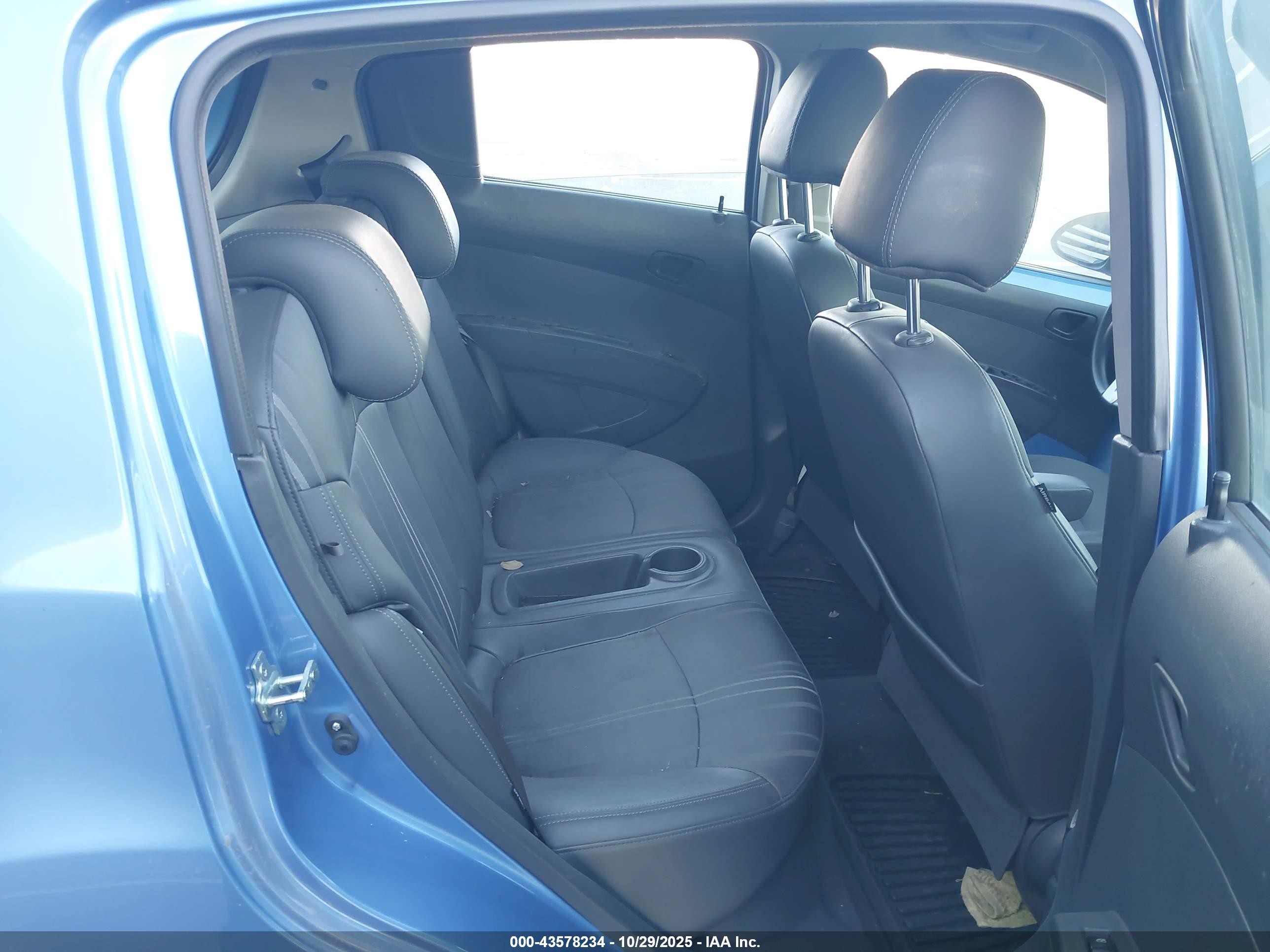 2014 Chevrolet Spark Ls Auto Blue vin: KL8CB6S96EC484387