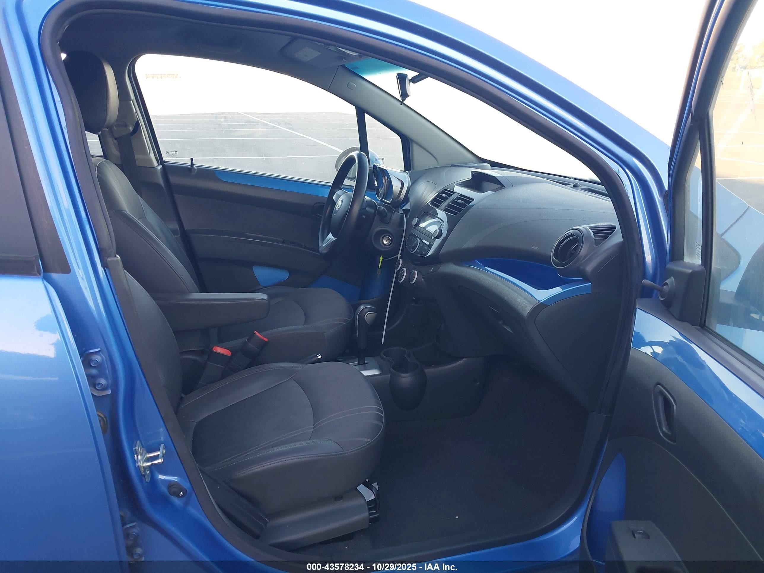 2014 Chevrolet Spark Ls Auto Blue vin: KL8CB6S96EC484387