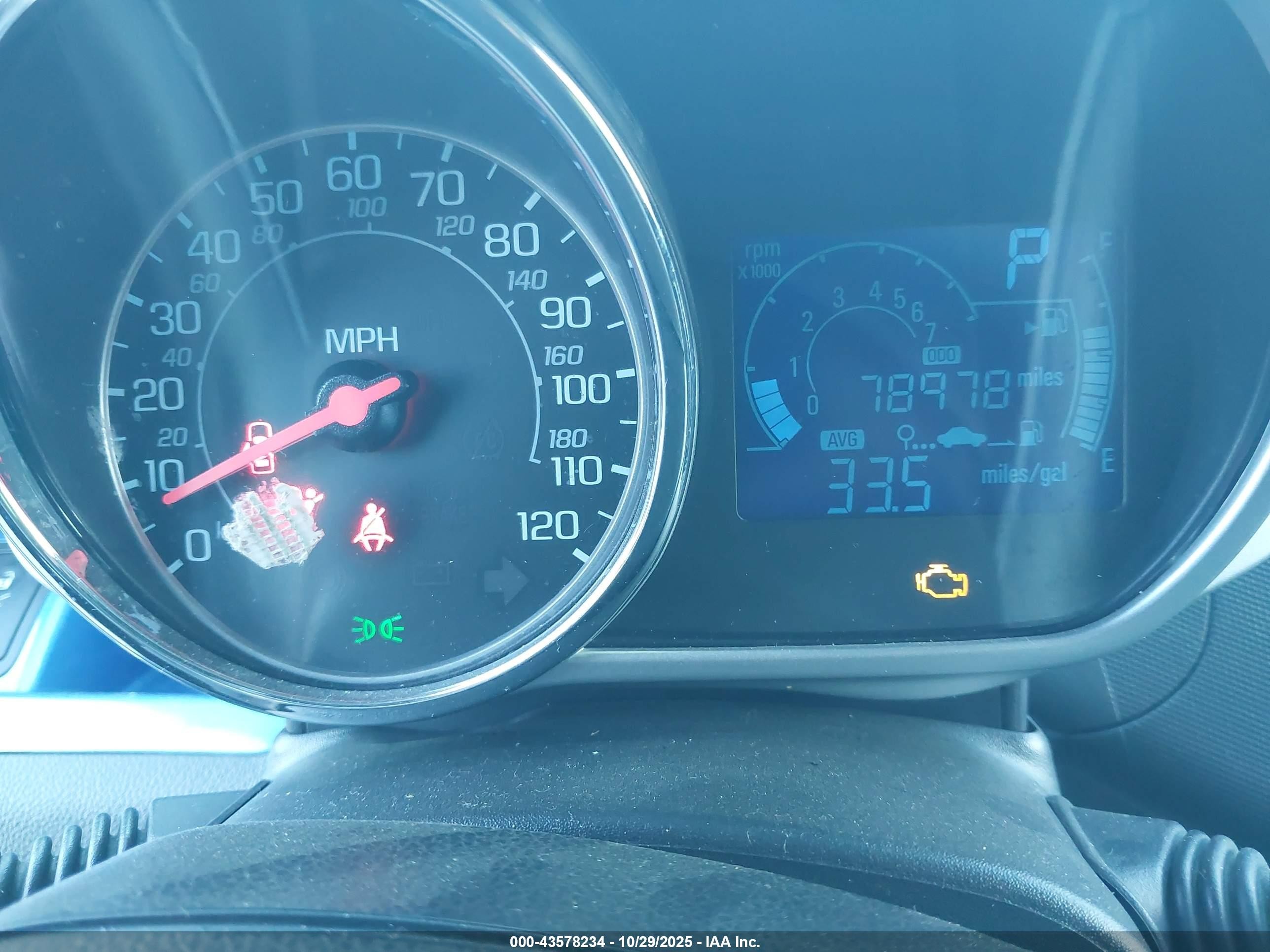 2014 Chevrolet Spark Ls Auto Blue vin: KL8CB6S96EC484387
