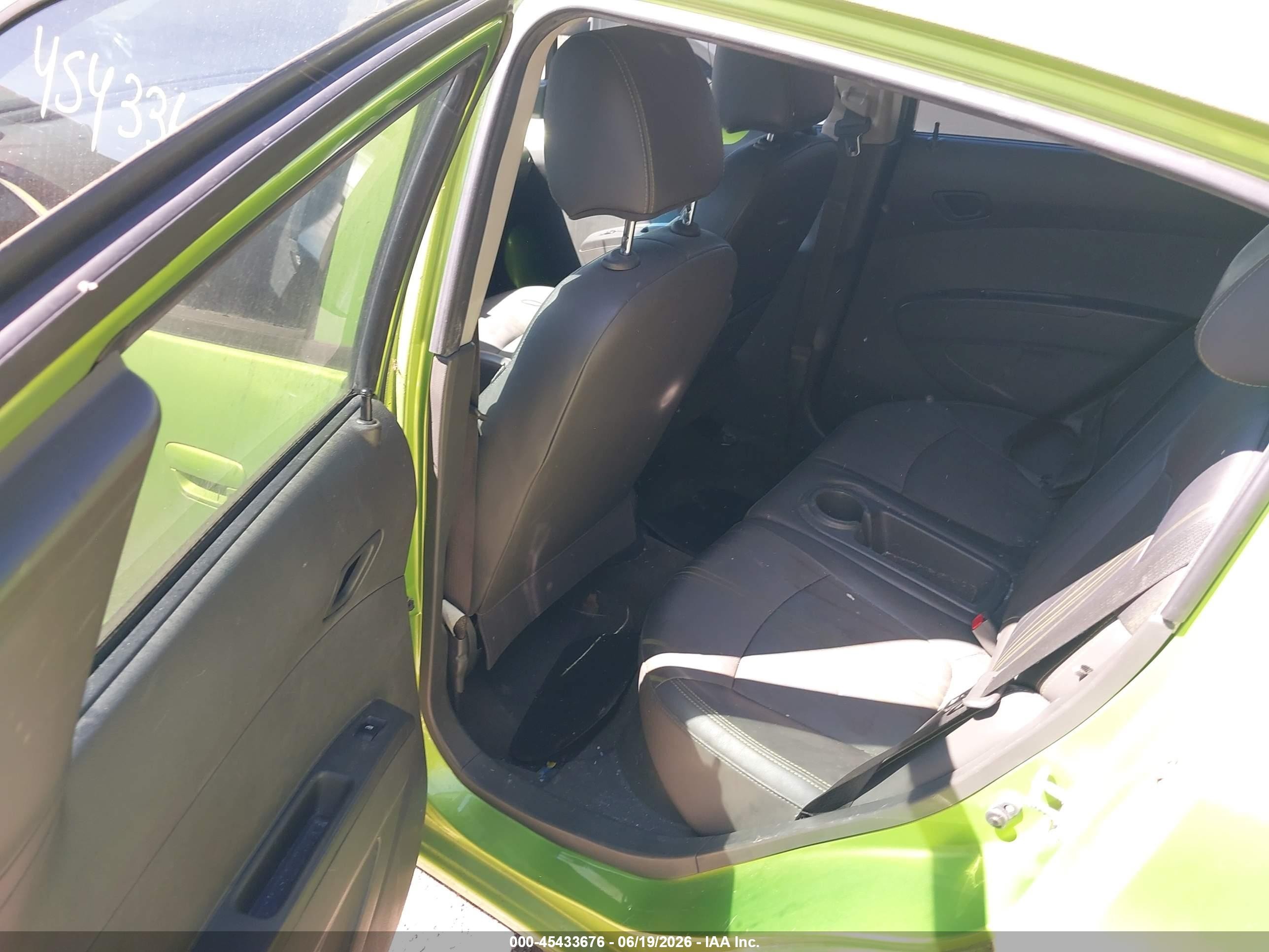 2014 Chevrolet Spark Ls Auto Green vin: KL8CB6S96EC549254