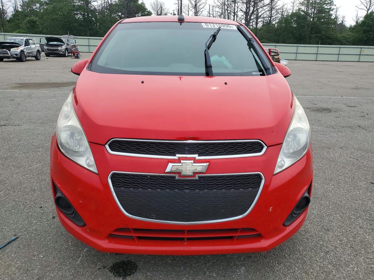 2014 Chevrolet Spark Ls Red vin: KL8CB6S96EC583288
