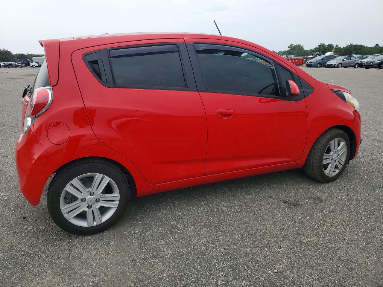 2014 Chevrolet Spark Ls Red vin: KL8CB6S96EC583288