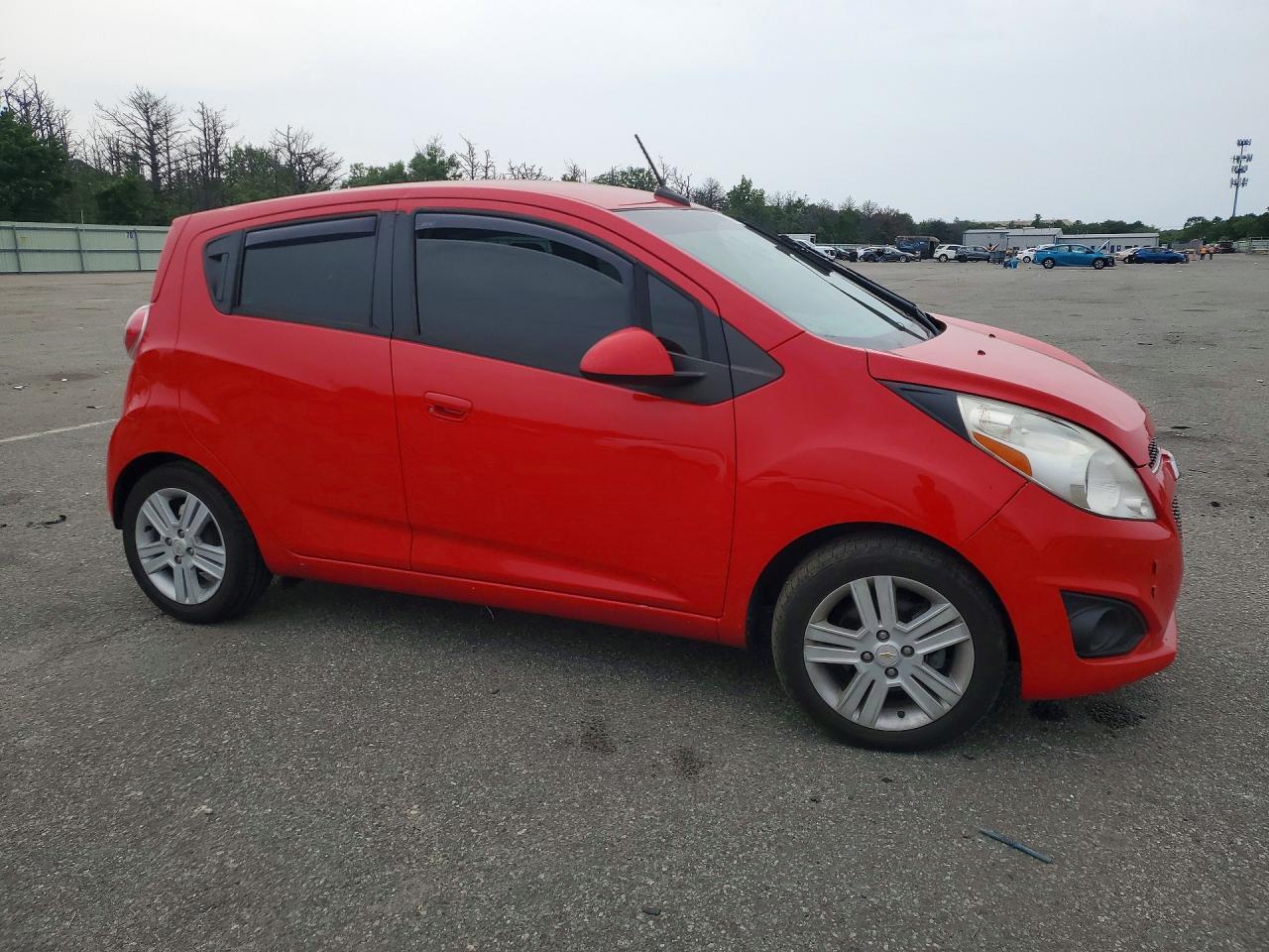 2014 Chevrolet Spark Ls Red vin: KL8CB6S96EC583288