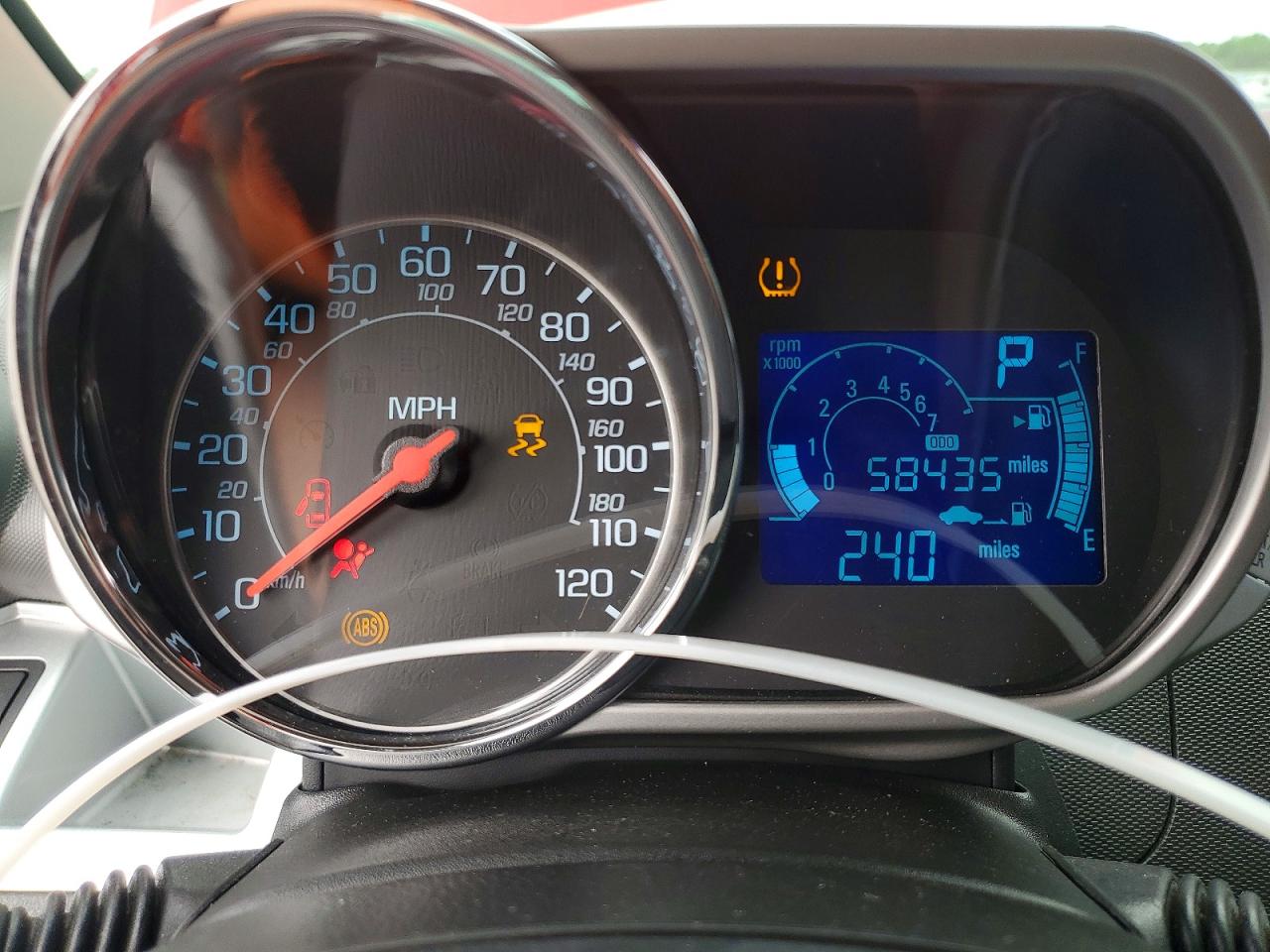 2014 Chevrolet Spark Ls Red vin: KL8CB6S96EC583288