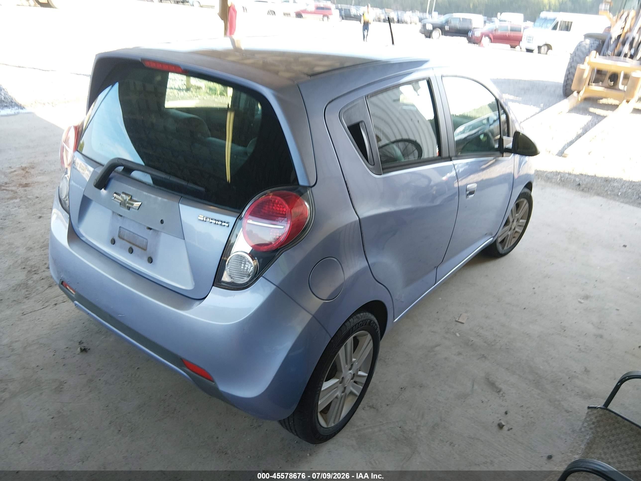 2015 Chevrolet Spark Ls Cvt Blue vin: KL8CB6S96FC712728