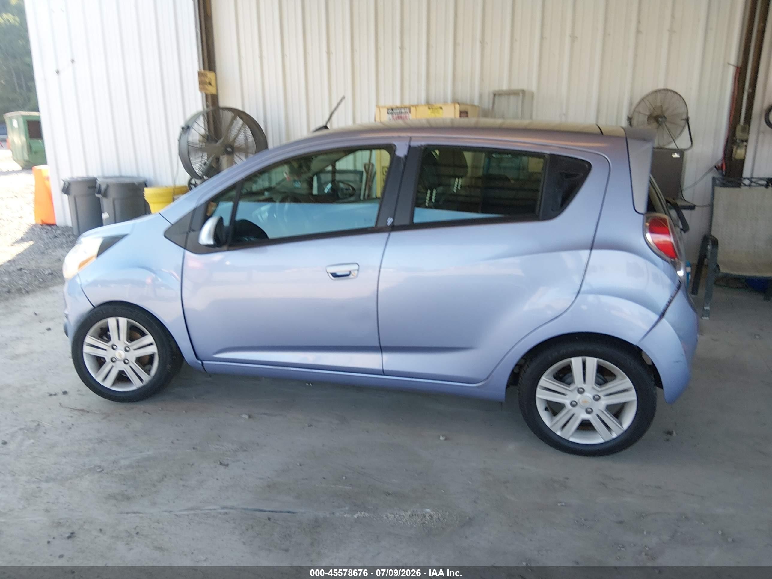 2015 Chevrolet Spark Ls Cvt Blue vin: KL8CB6S96FC712728