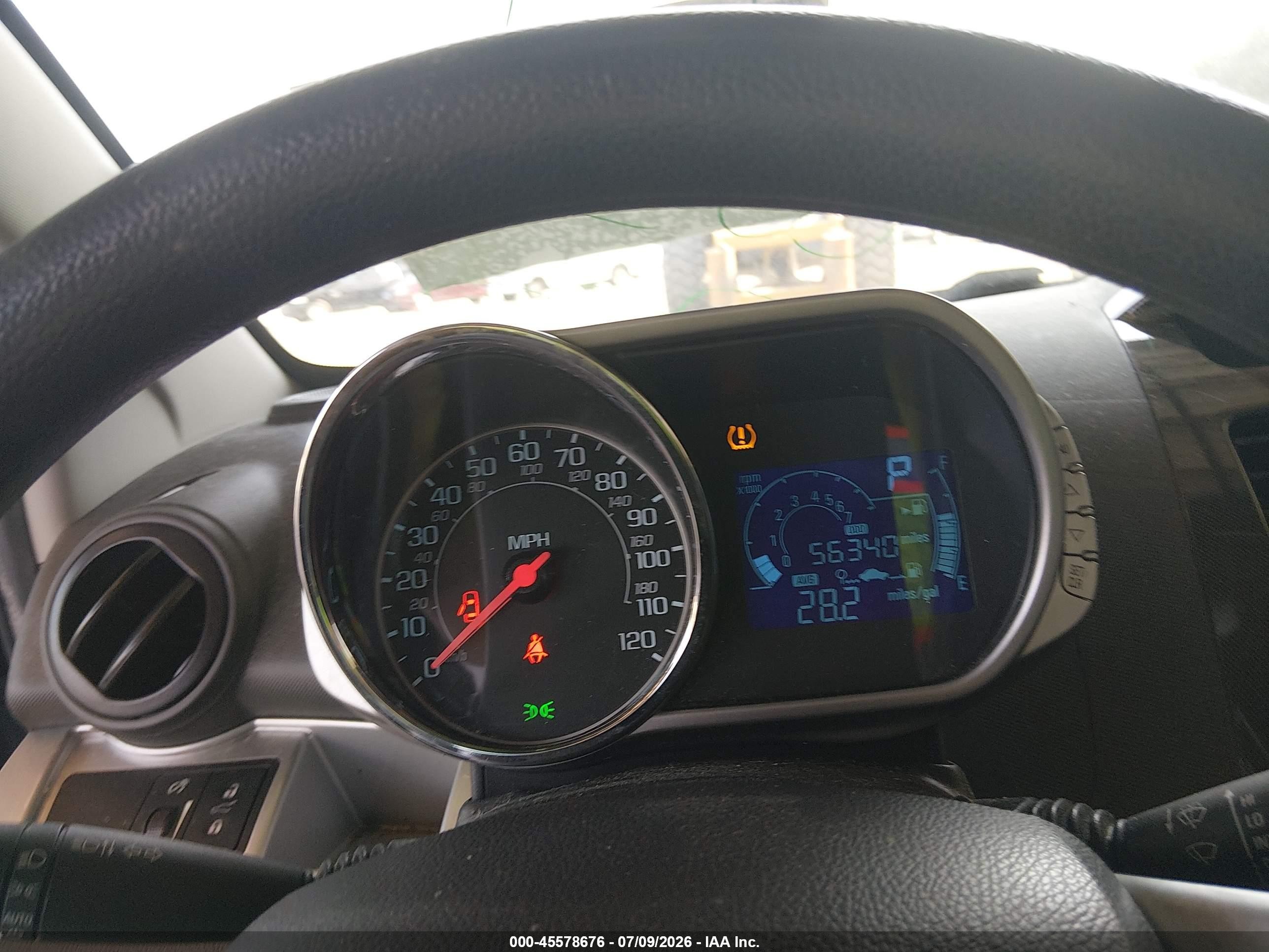 2015 Chevrolet Spark Ls Cvt Blue vin: KL8CB6S96FC712728