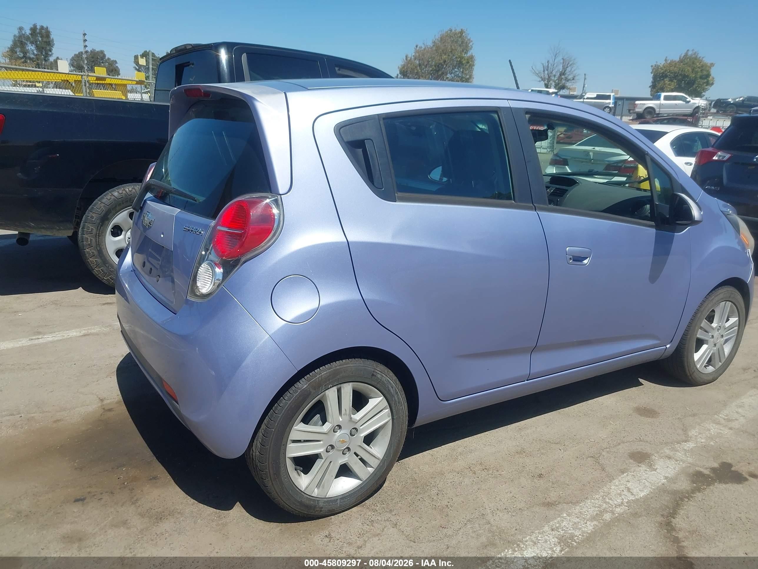 2015 Chevrolet Spark Ls Cvt Blue vin: KL8CB6S96FC720389
