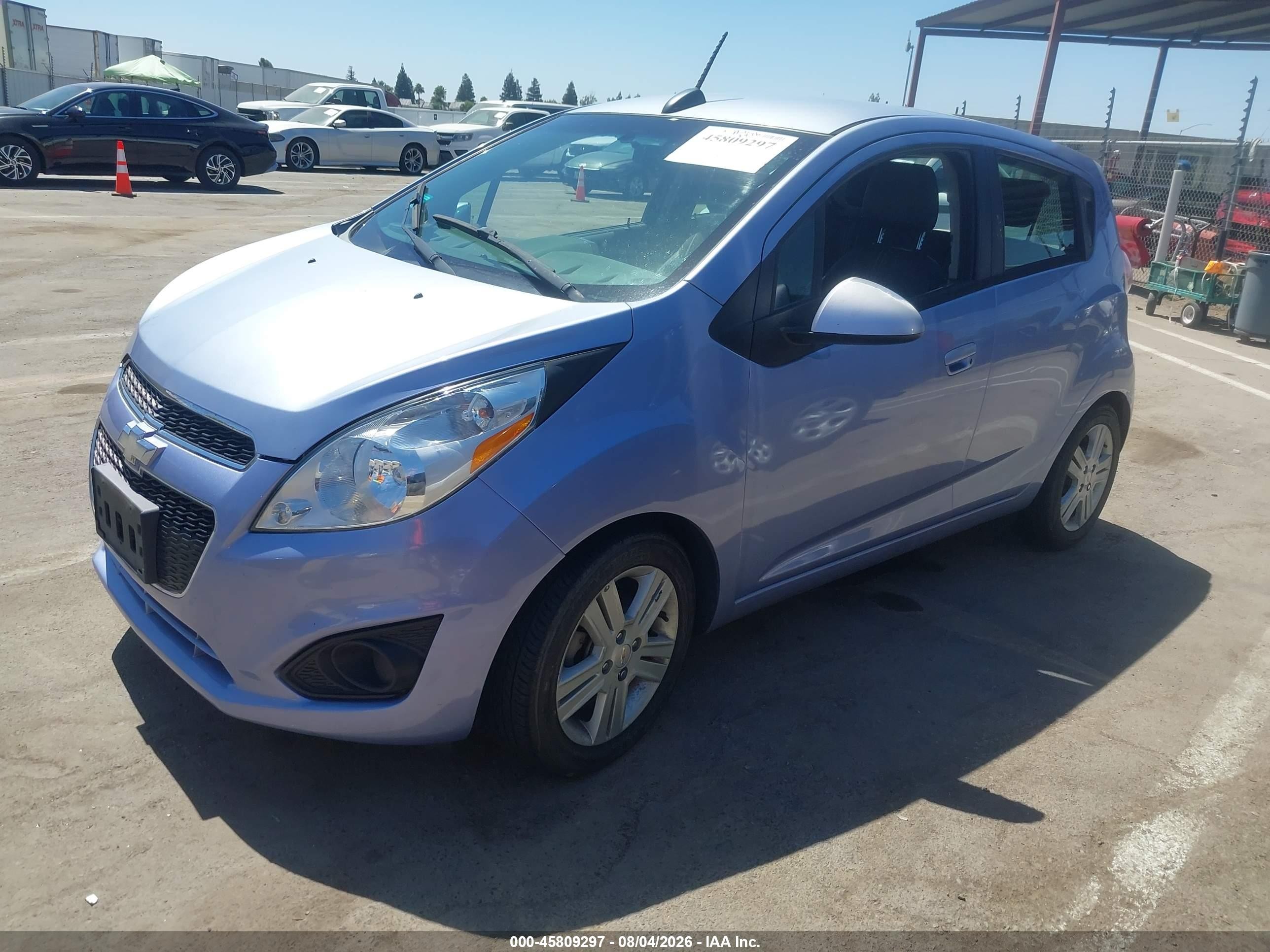 2015 Chevrolet Spark Ls Cvt Blue vin: KL8CB6S96FC720389