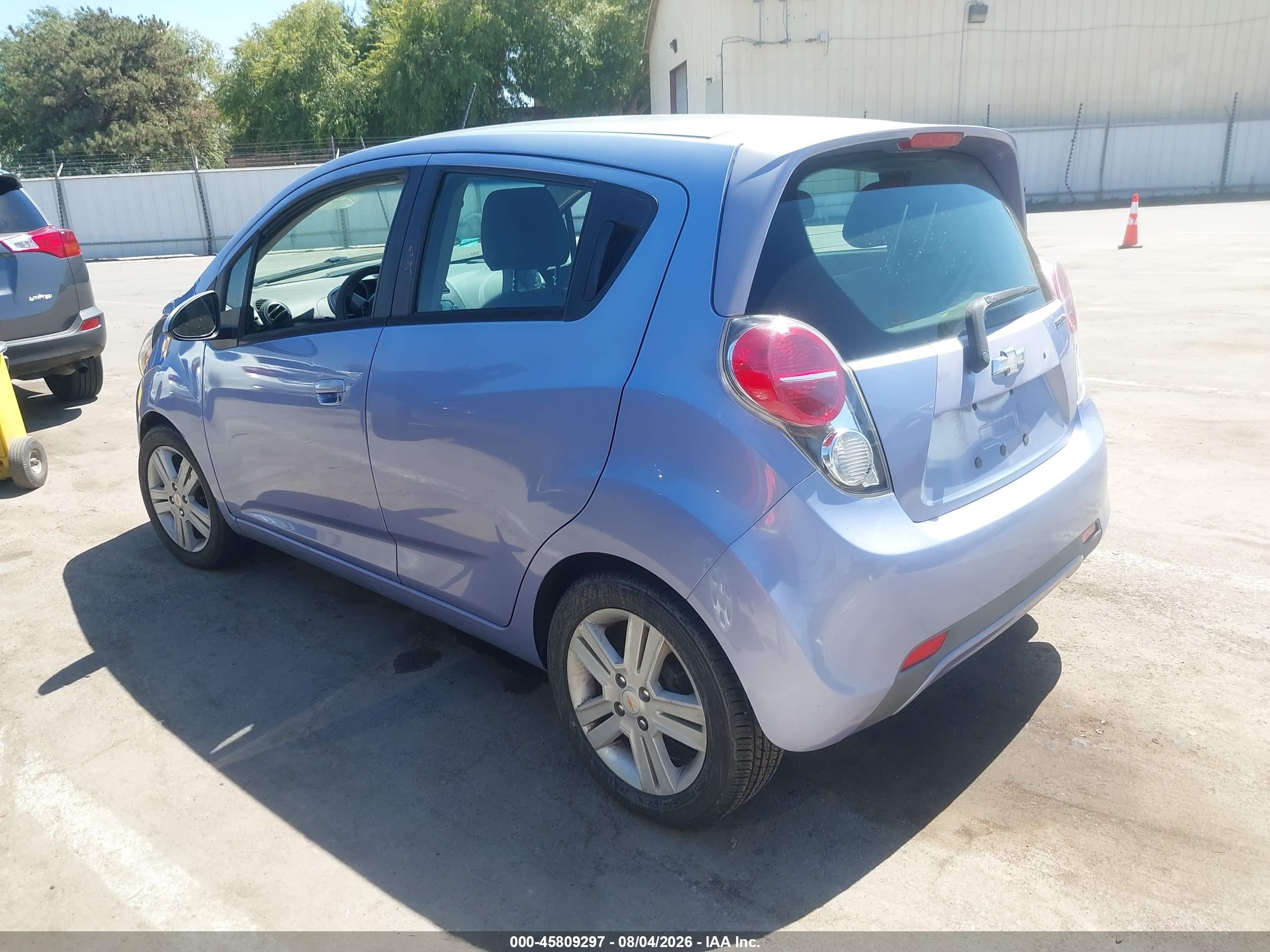 2015 Chevrolet Spark Ls Cvt Blue vin: KL8CB6S96FC720389