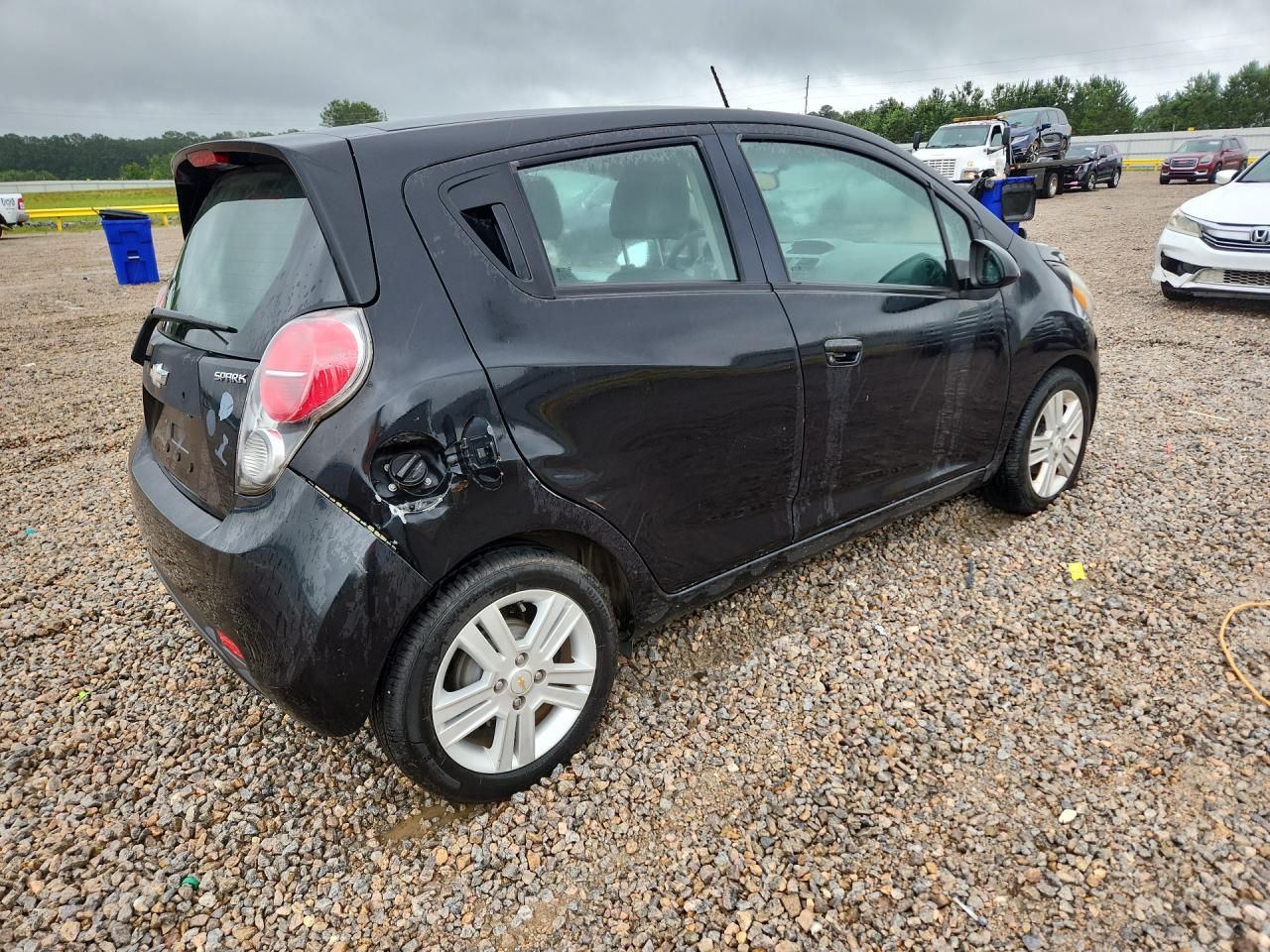 2015 Chevrolet Spark Ls Black vin: KL8CB6S96FC749648