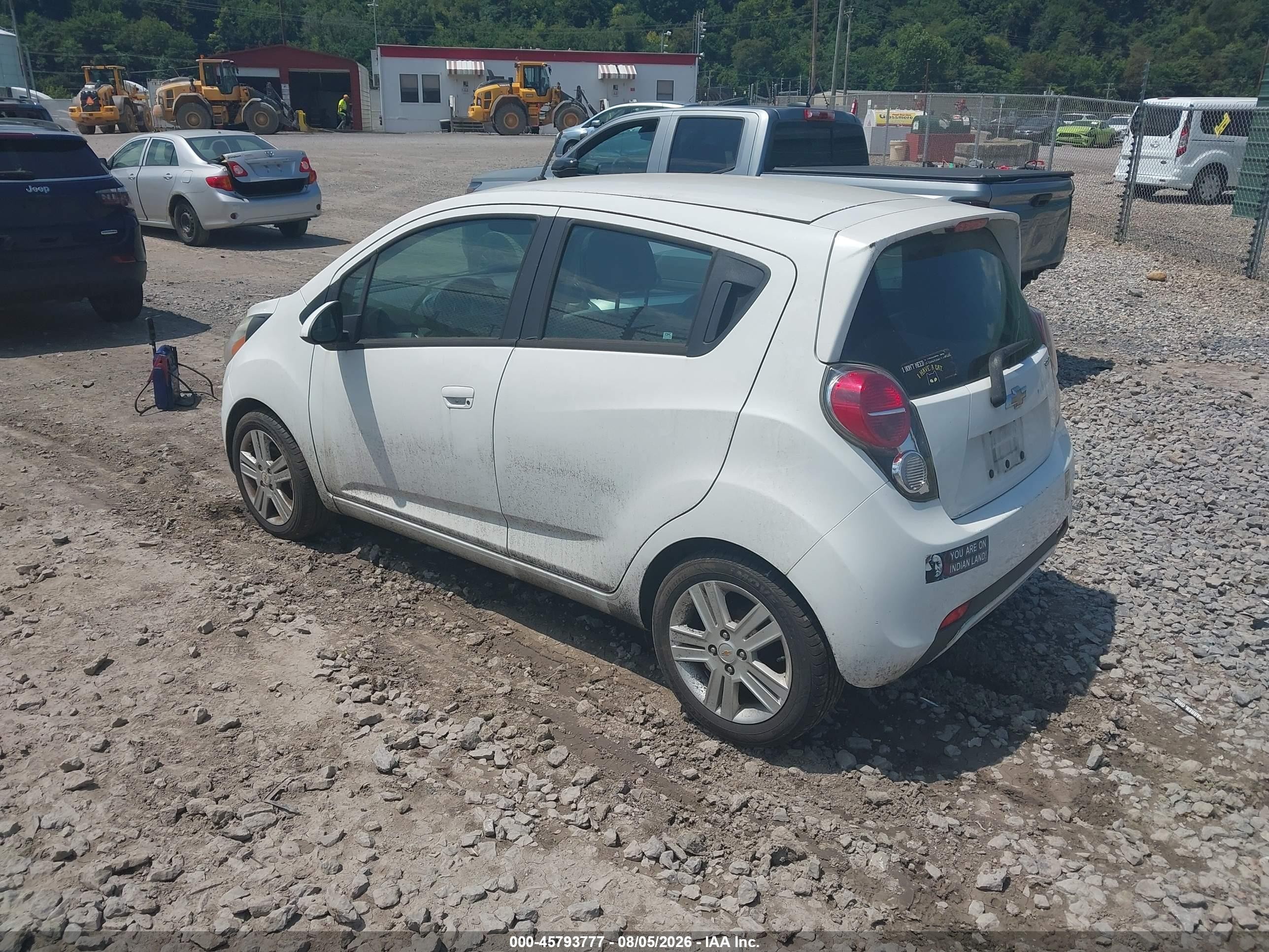 2015 Chevrolet Spark Ls Cvt Белый vin: KL8CB6S96FC753389