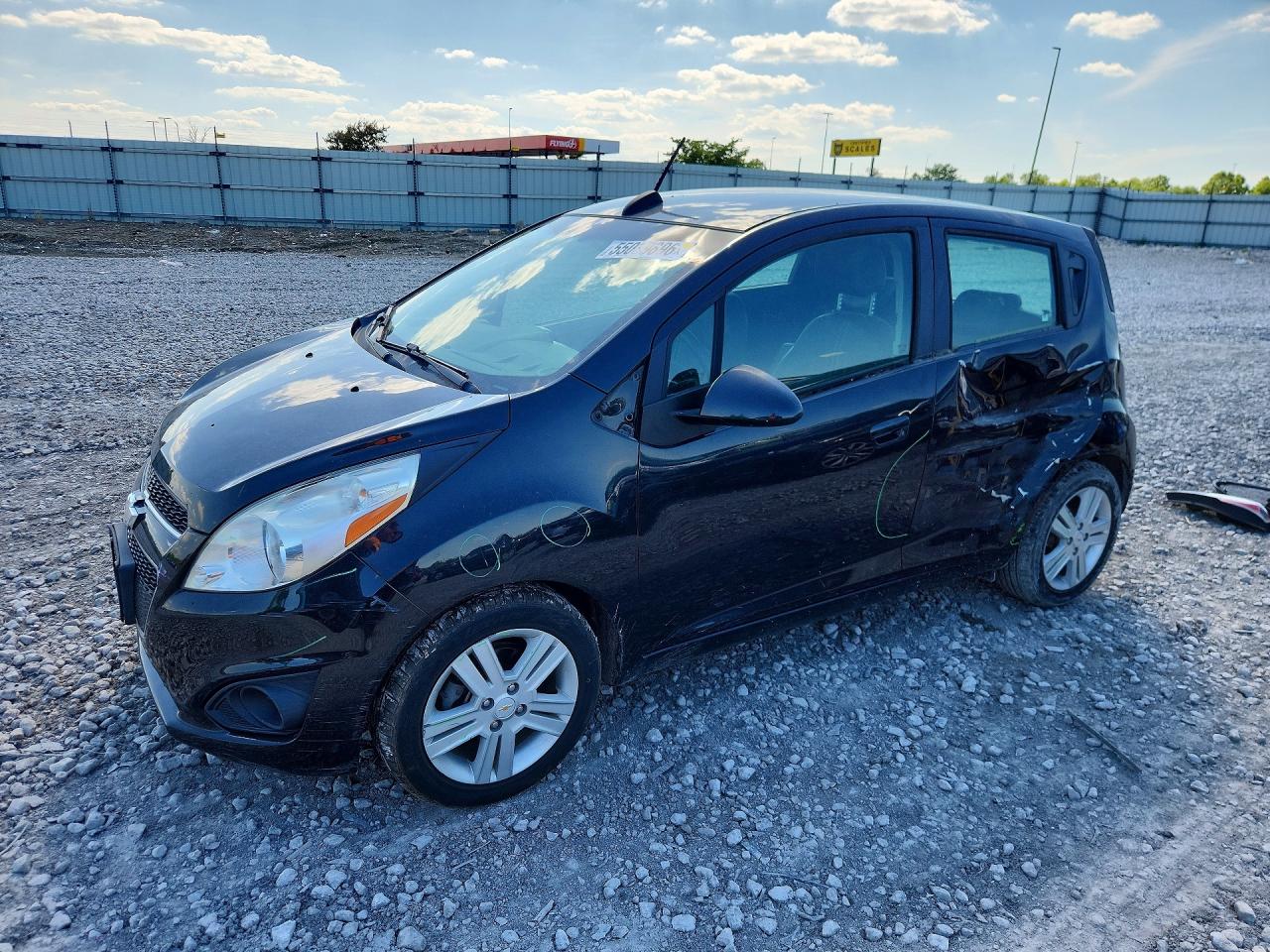 2015 Chevrolet Spark Ls Black vin: KL8CB6S96FC755000