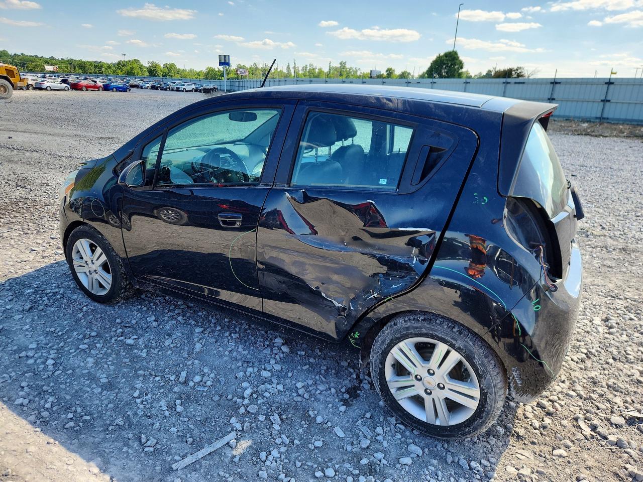 2015 Chevrolet Spark Ls Black vin: KL8CB6S96FC755000