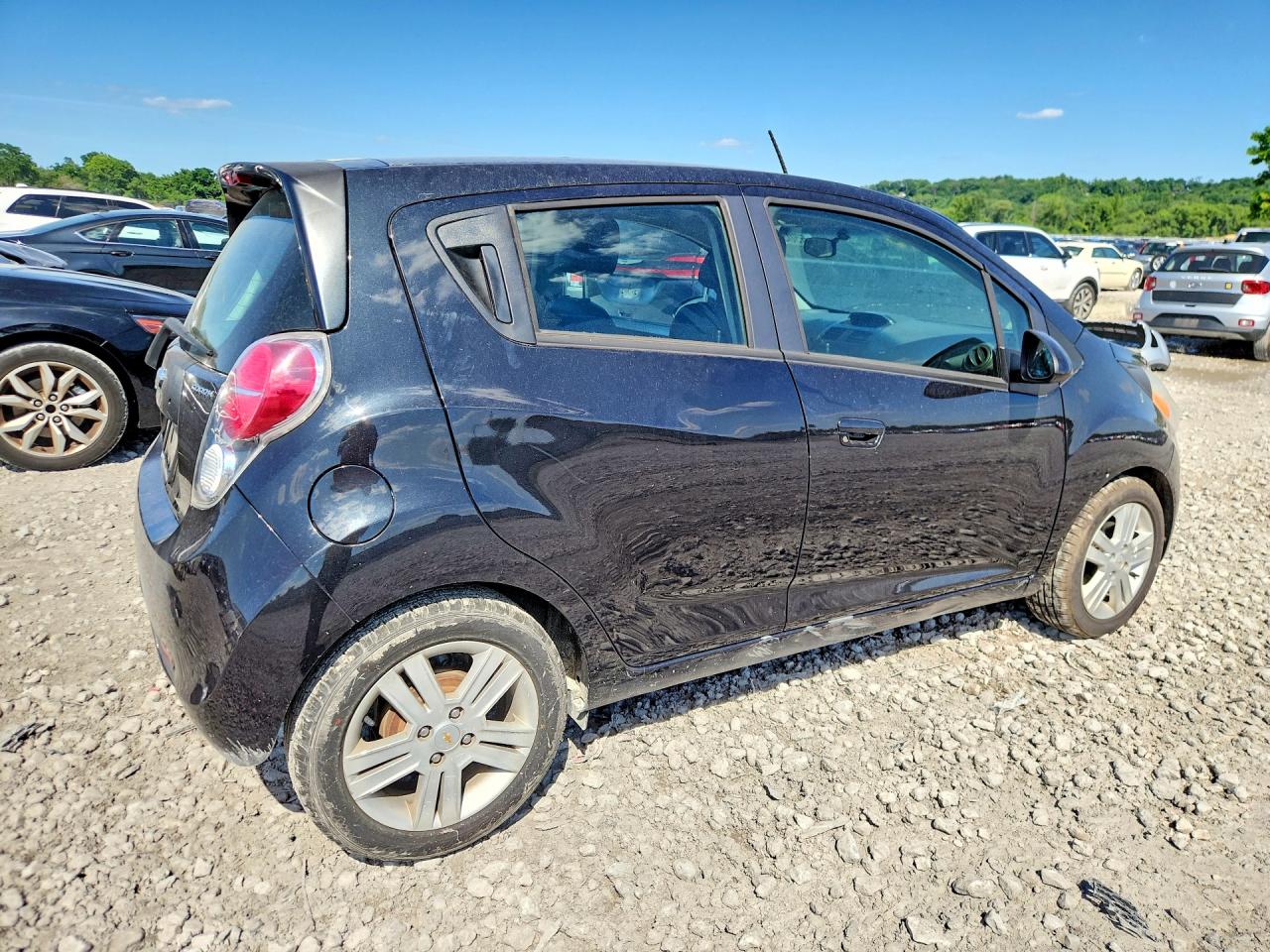 2015 Chevrolet Spark Ls Black vin: KL8CB6S96FC755000