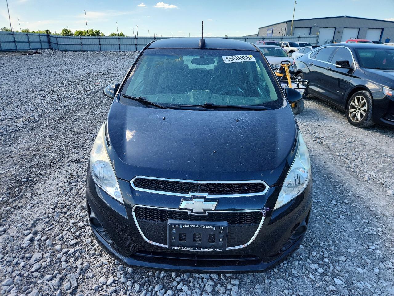 2015 Chevrolet Spark Ls Black vin: KL8CB6S96FC755000