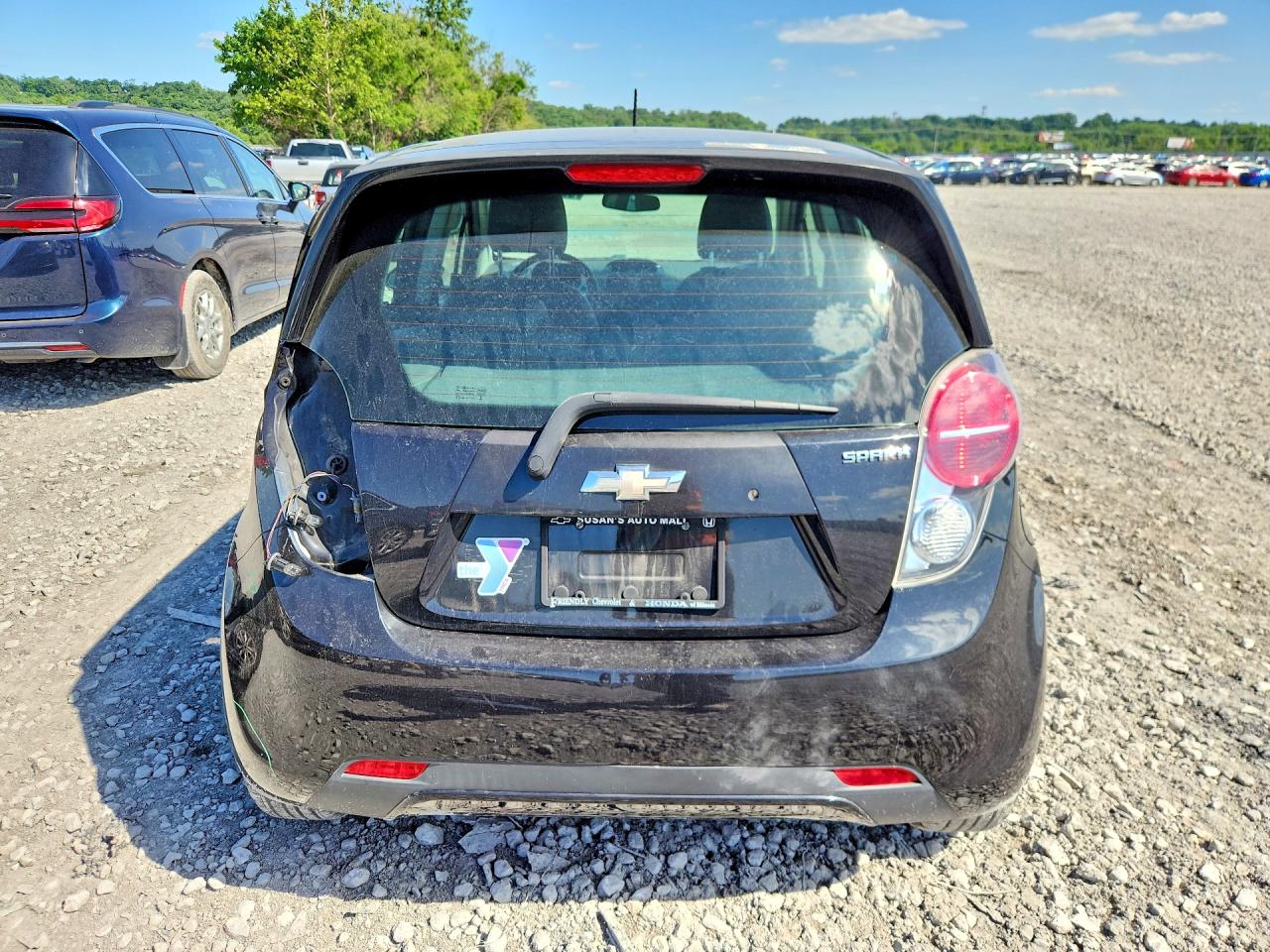 2015 Chevrolet Spark Ls Black vin: KL8CB6S96FC755000