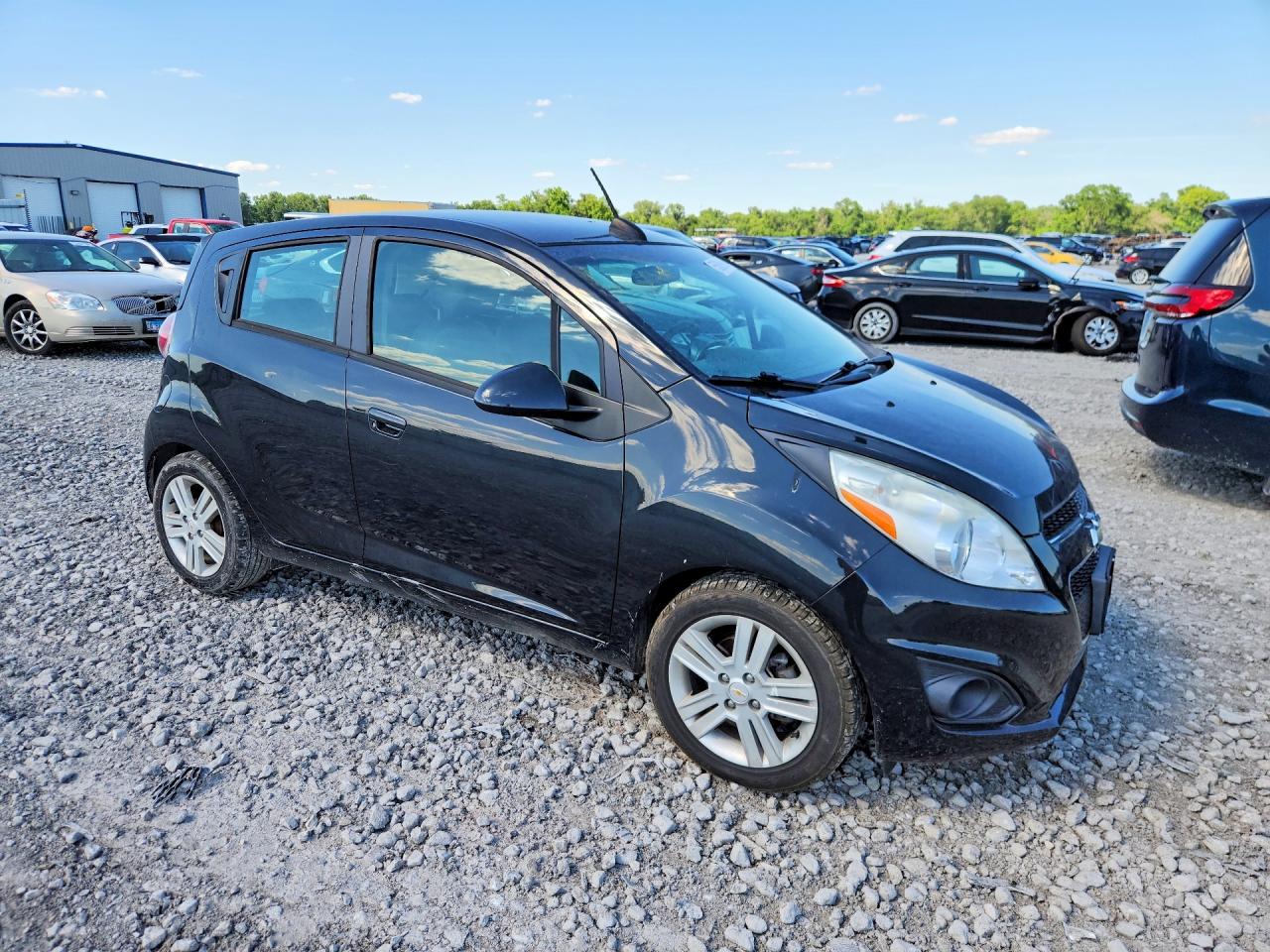 2015 Chevrolet Spark Ls Black vin: KL8CB6S96FC755000