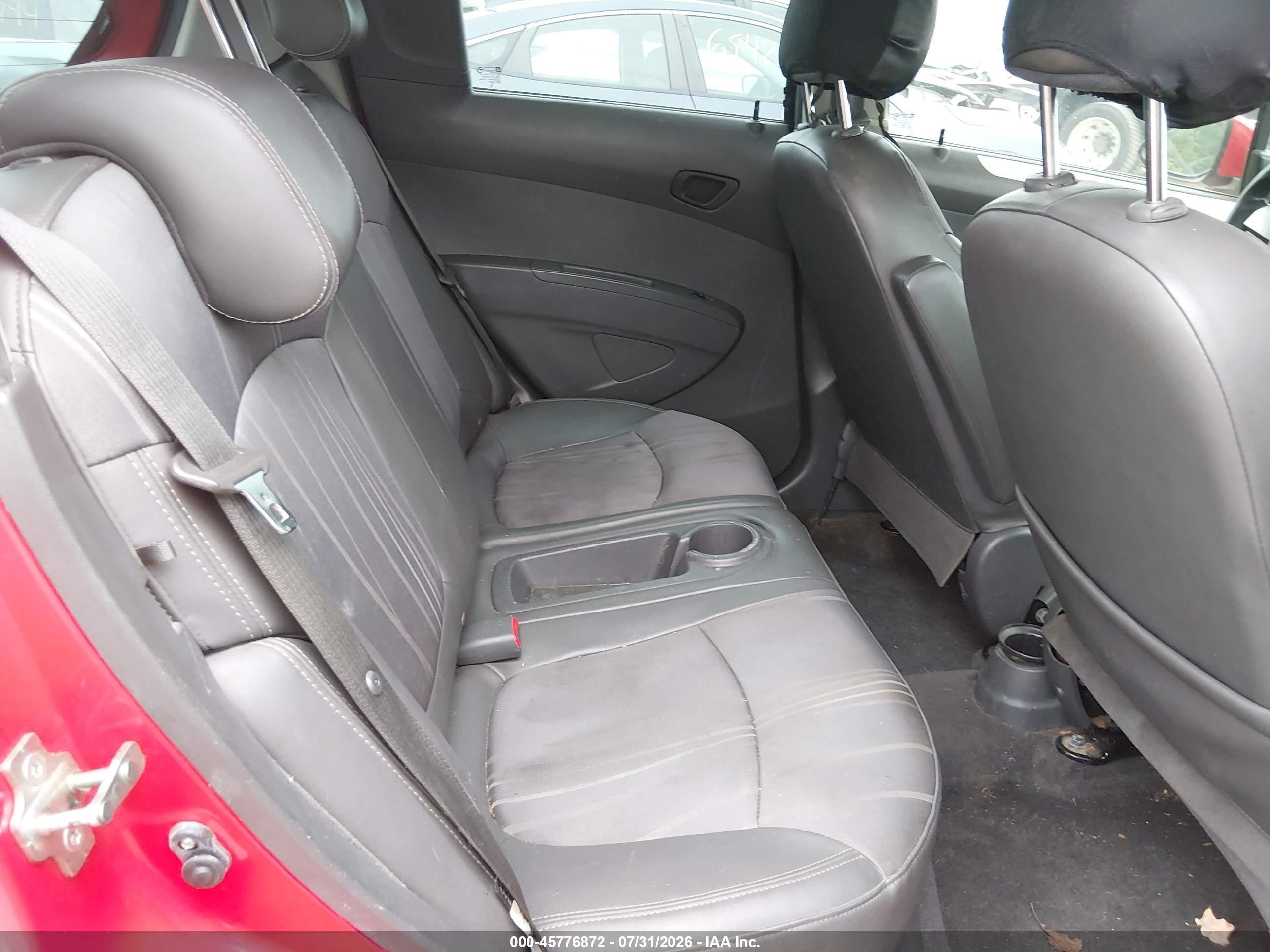 2013 Chevrolet Spark Ls Auto Red vin: KL8CB6S97DC507061