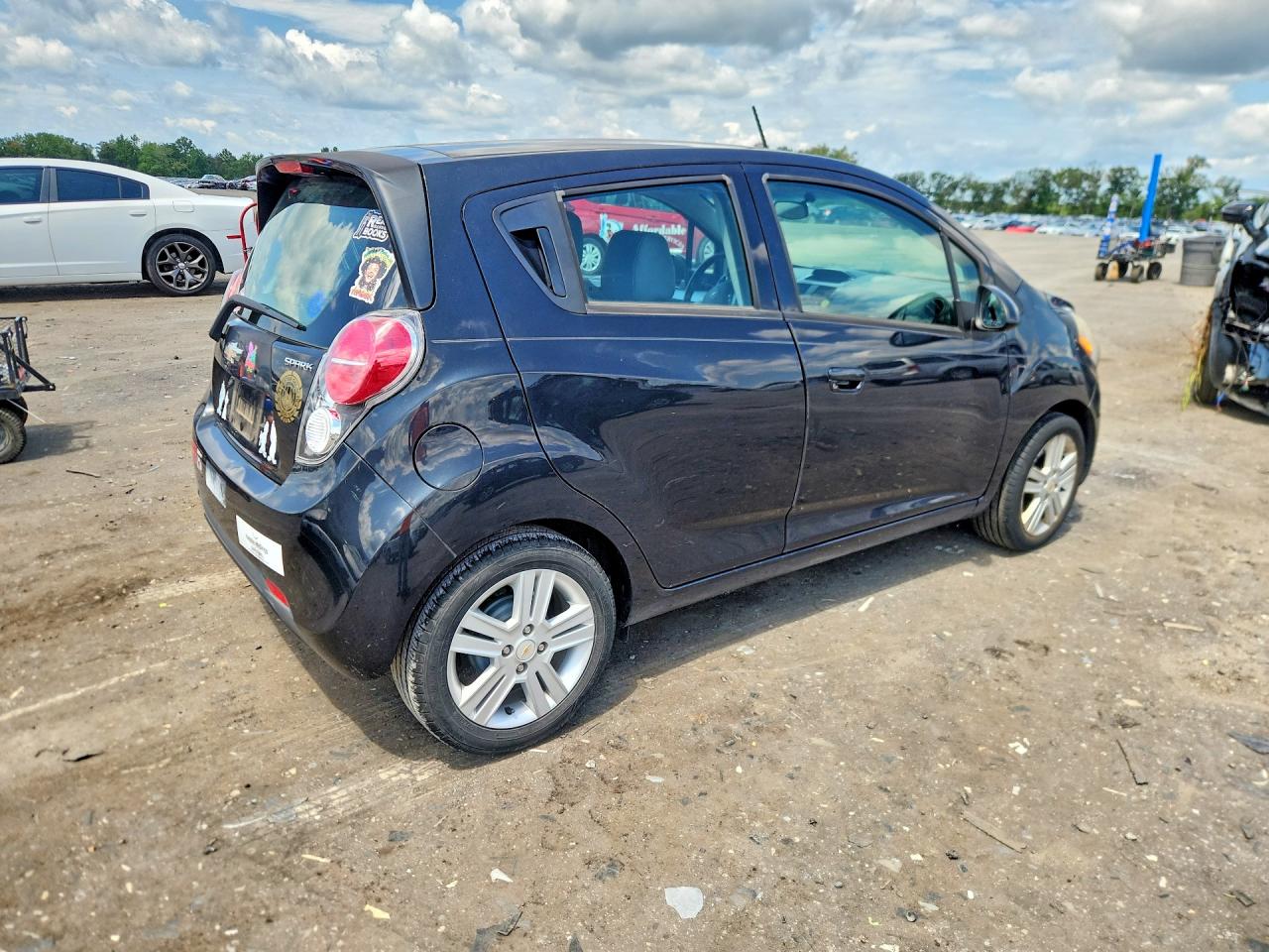 2013 Chevrolet Spark Ls Black vin: KL8CB6S97DC610447