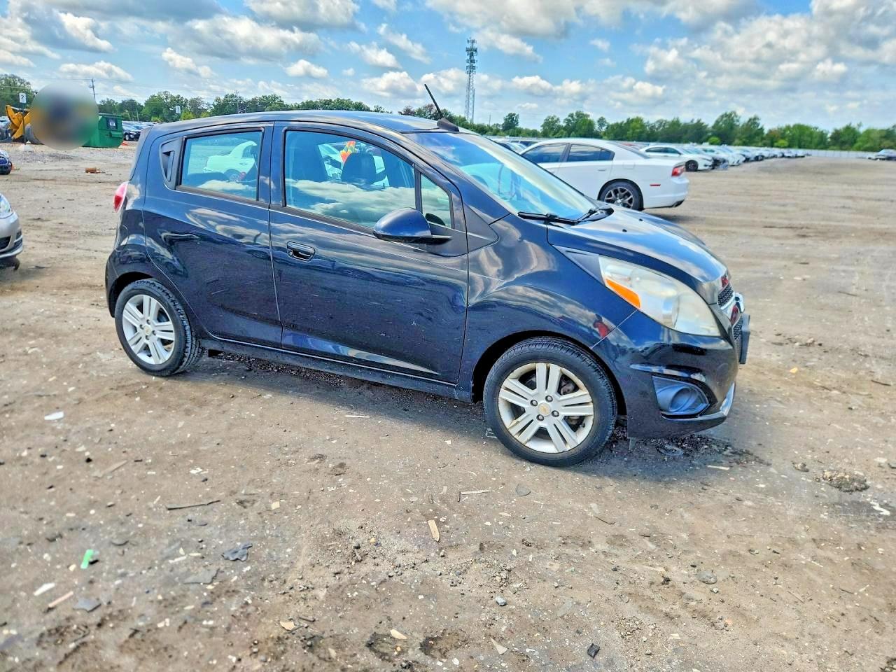 2013 Chevrolet Spark Ls Black vin: KL8CB6S97DC610447