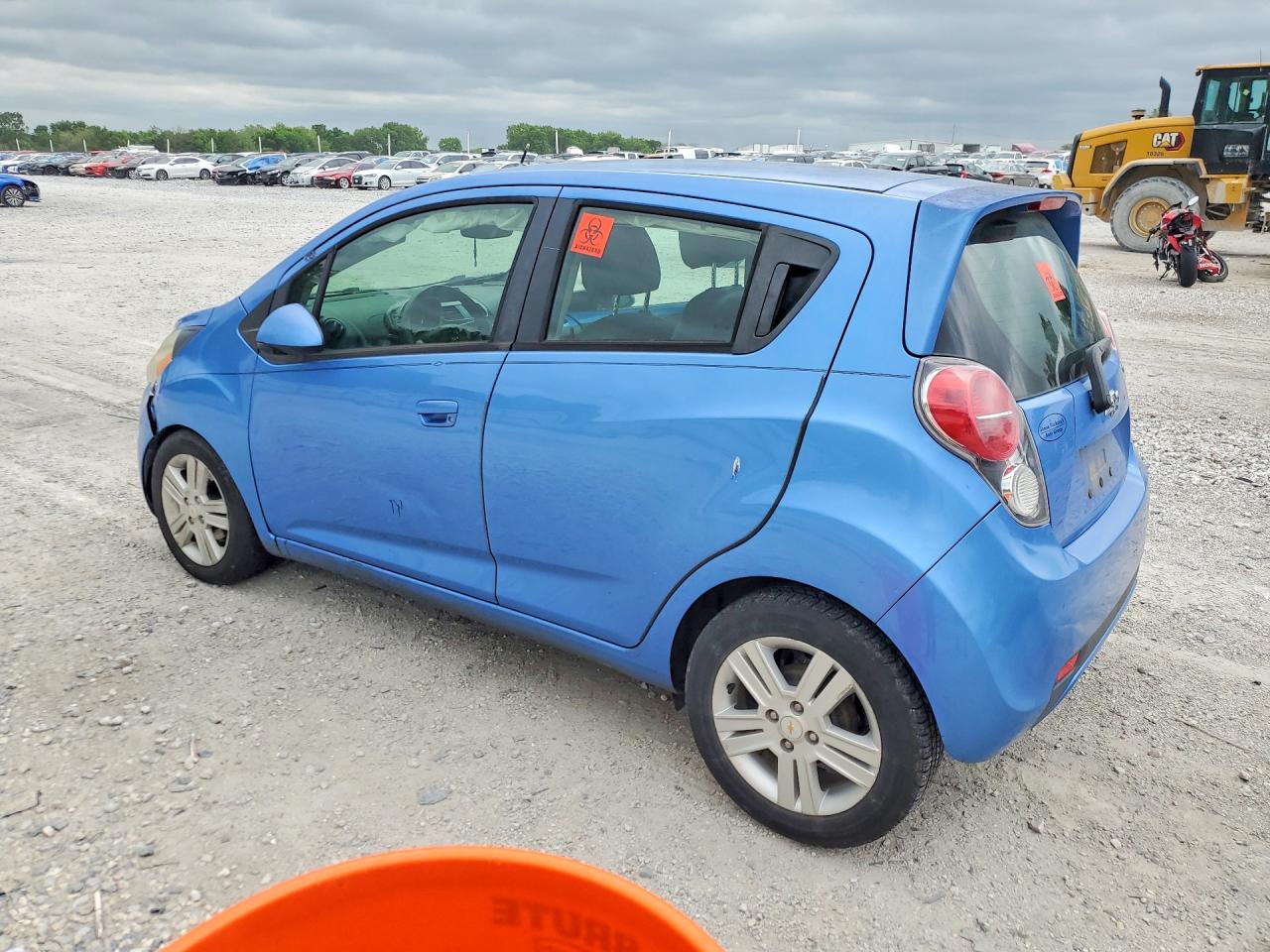 2014 Chevrolet Spark Ls Blue vin: KL8CB6S97EC442259