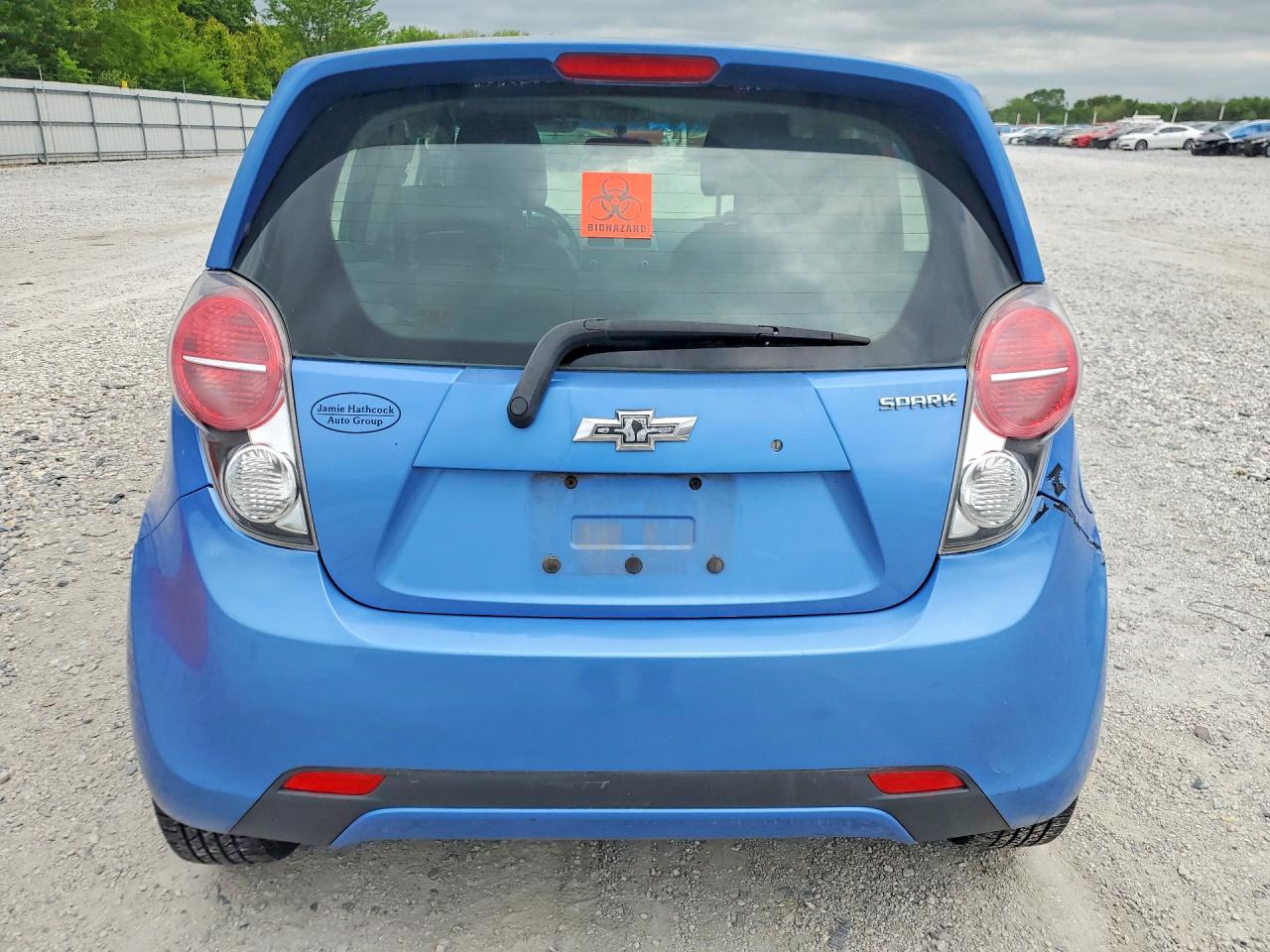 2014 Chevrolet Spark Ls Blue vin: KL8CB6S97EC442259