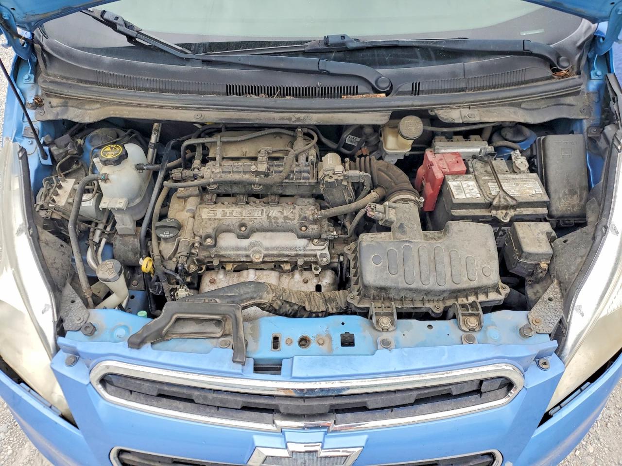 2014 Chevrolet Spark Ls Blue vin: KL8CB6S97EC442259