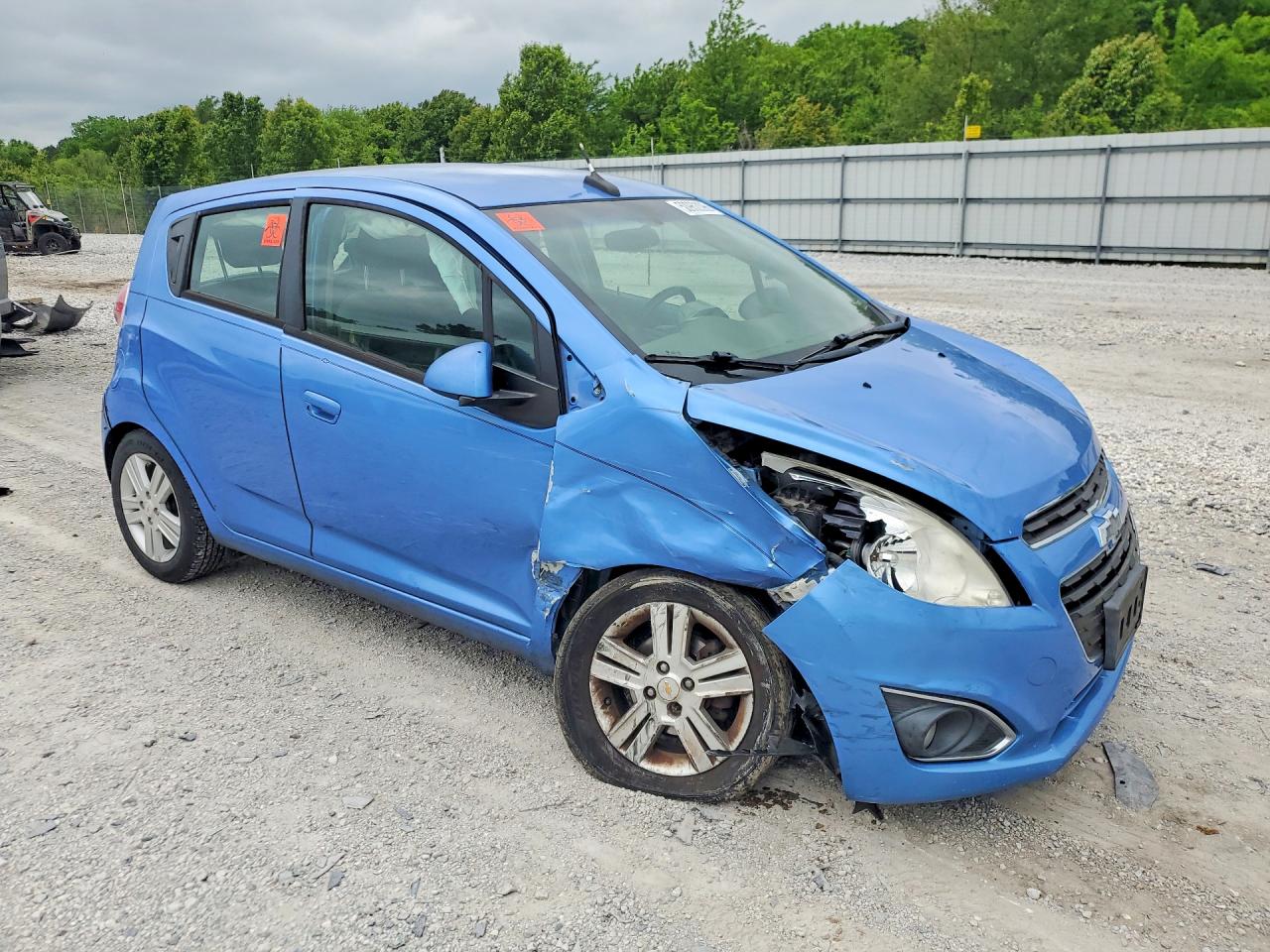 2014 Chevrolet Spark Ls Blue vin: KL8CB6S97EC442259
