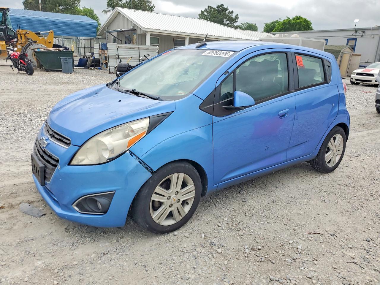 2014 Chevrolet Spark Ls Blue vin: KL8CB6S97EC442259