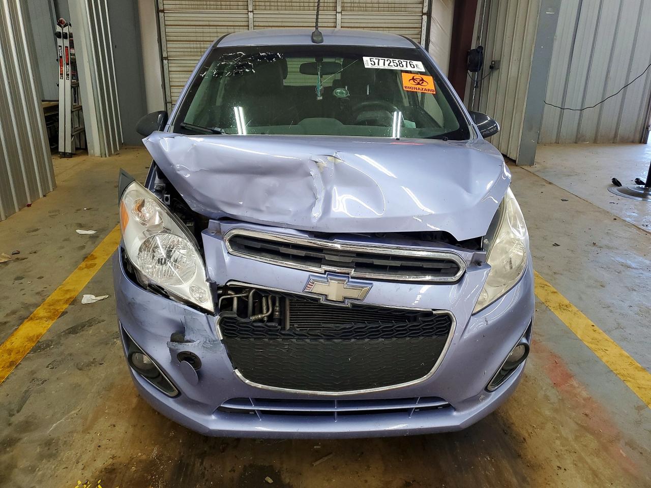 2014 Chevrolet Spark Ls Blue vin: KL8CB6S97EC476895