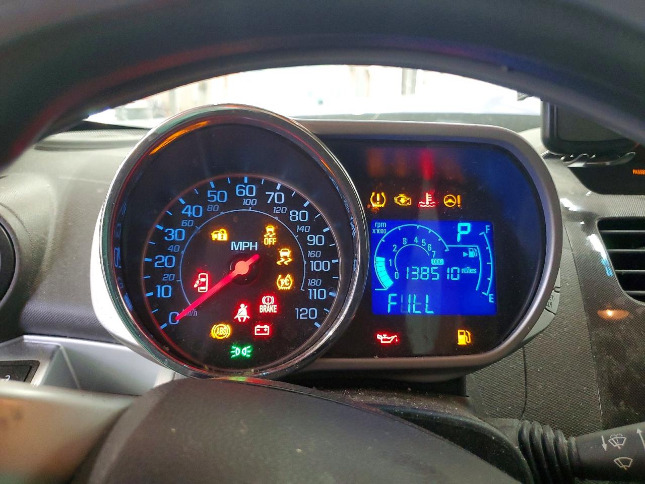 2014 Chevrolet Spark Ls Blue vin: KL8CB6S97EC476895