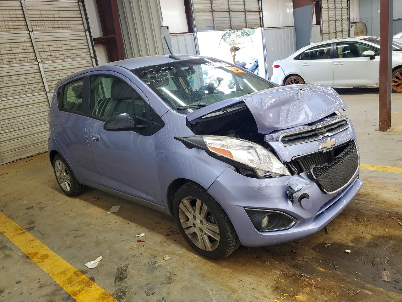 2014 Chevrolet Spark Ls Blue vin: KL8CB6S97EC476895