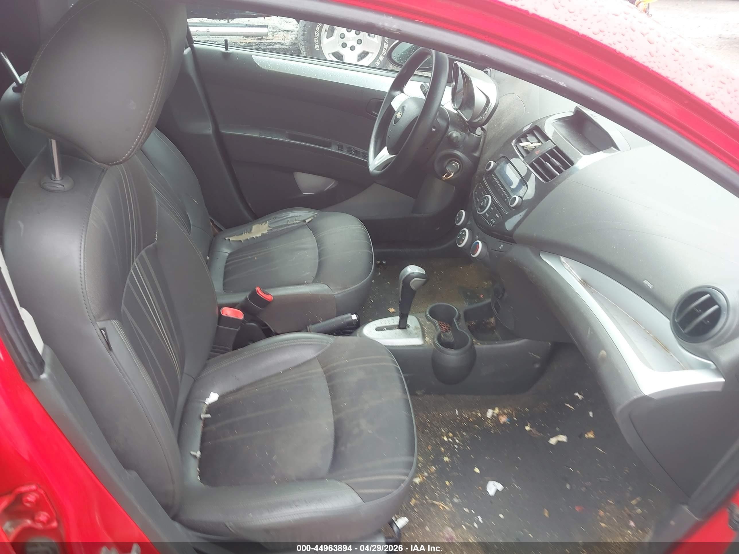 2014 Chevrolet Spark Ls Auto Red vin: KL8CB6S97EC478114