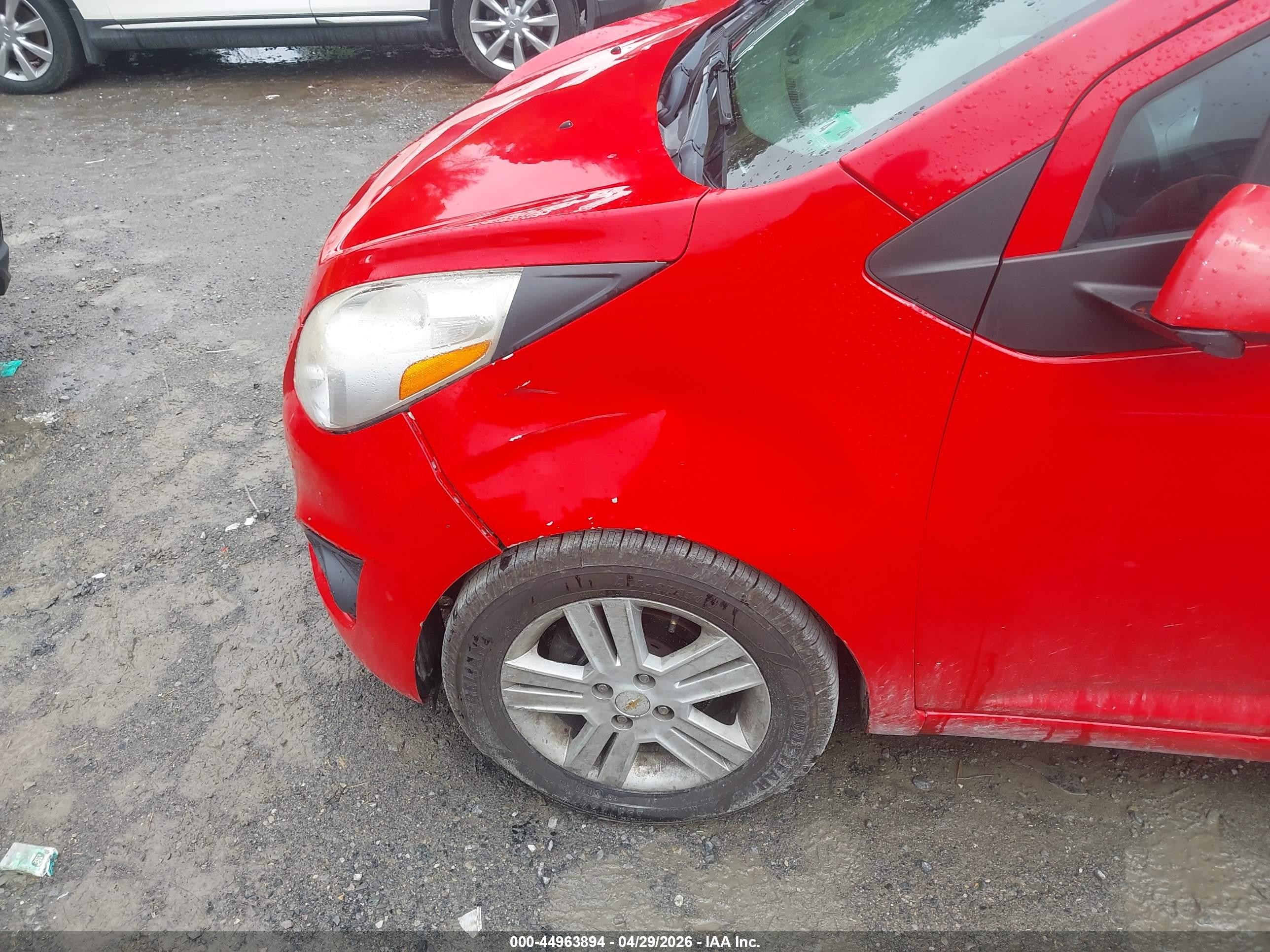 2014 Chevrolet Spark Ls Auto Red vin: KL8CB6S97EC478114
